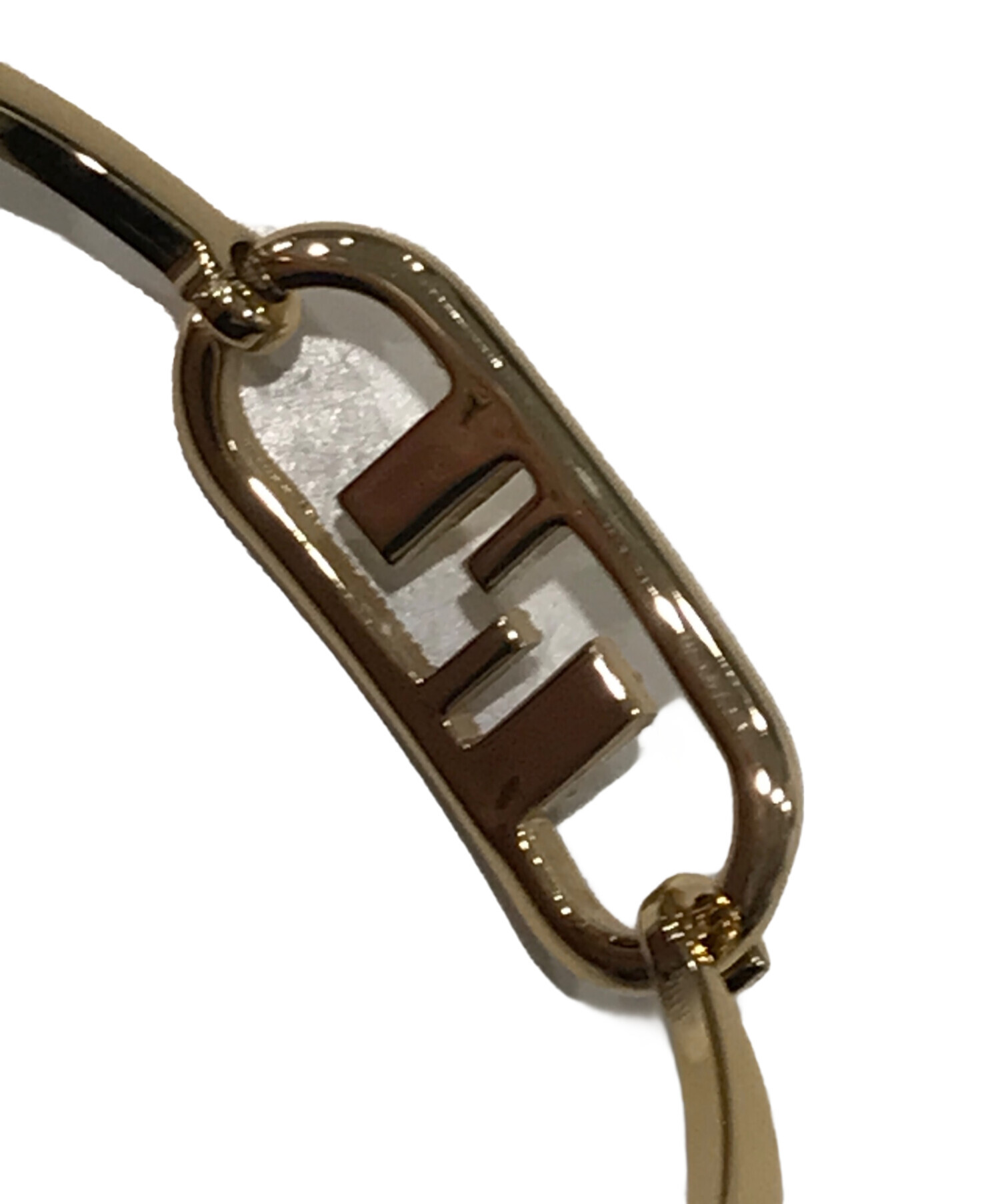 中古・古着通販】FENDI (フェンディ) オーロックブレスレット ゴールド
