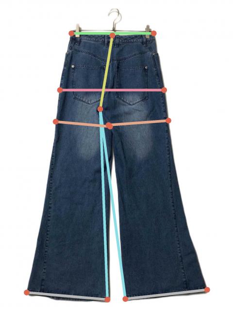 中古・古着通販】KnuthMarf (クヌースマーフ) デニムバギーパンツ