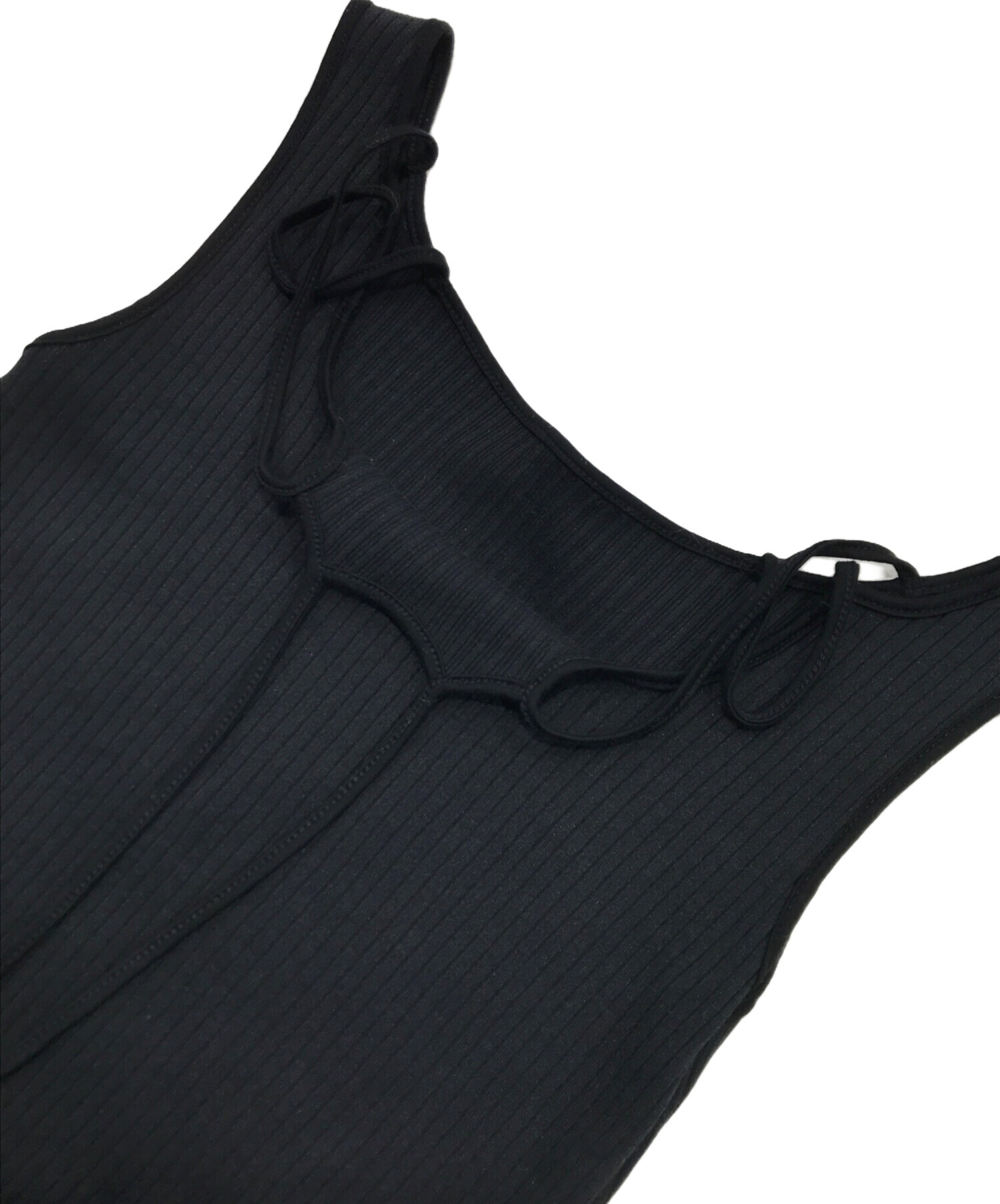 中古・古着通販】MURRAL (ミューラル) Ivy tank ブラック サイズ:1