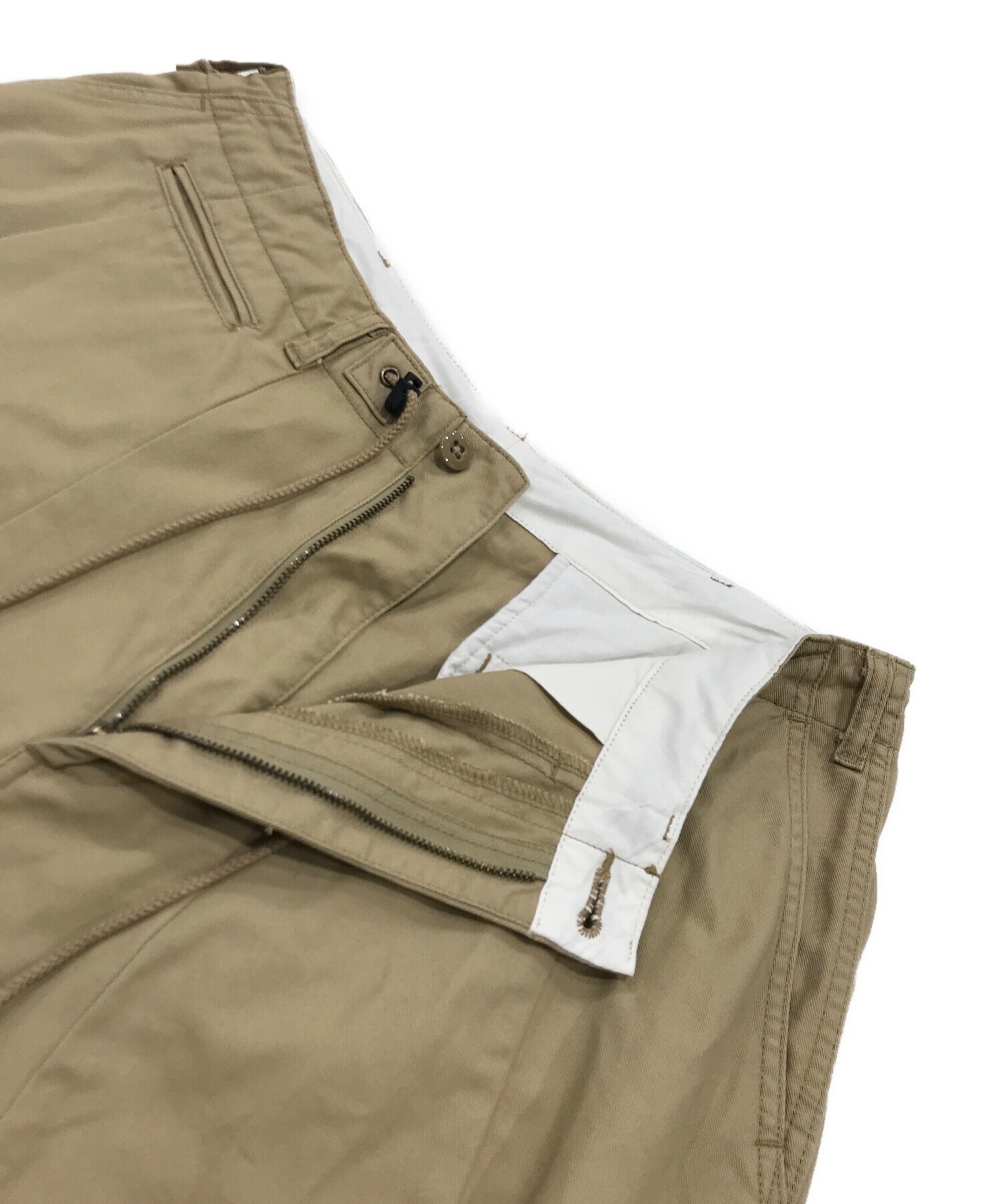 中古・古着通販】Needles (ニードルズ) H.D. Pant - Military ベージュ