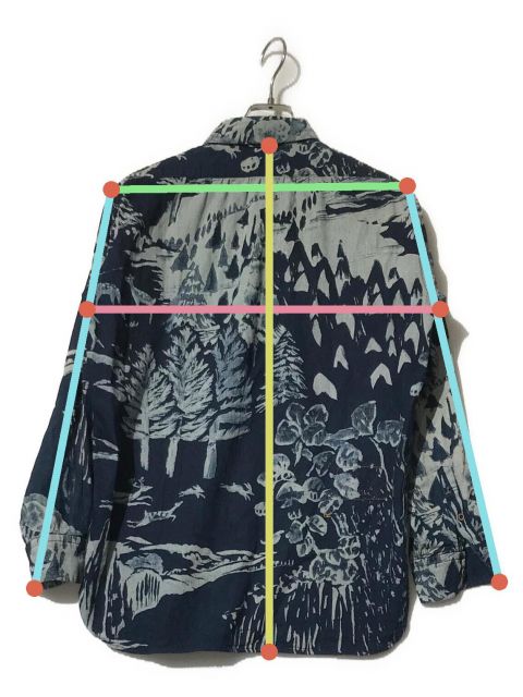 【美品】45R　YAMALOHAプリントの908チロルシャツ 中古・古着通販】45R (フォーティーファイブアール) YAMALOHAプリント