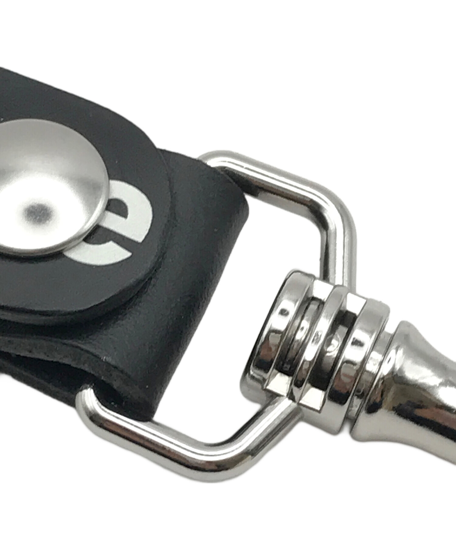 中古・古着通販】SUPREME (シュプリーム) Leather Key Loop ブラック