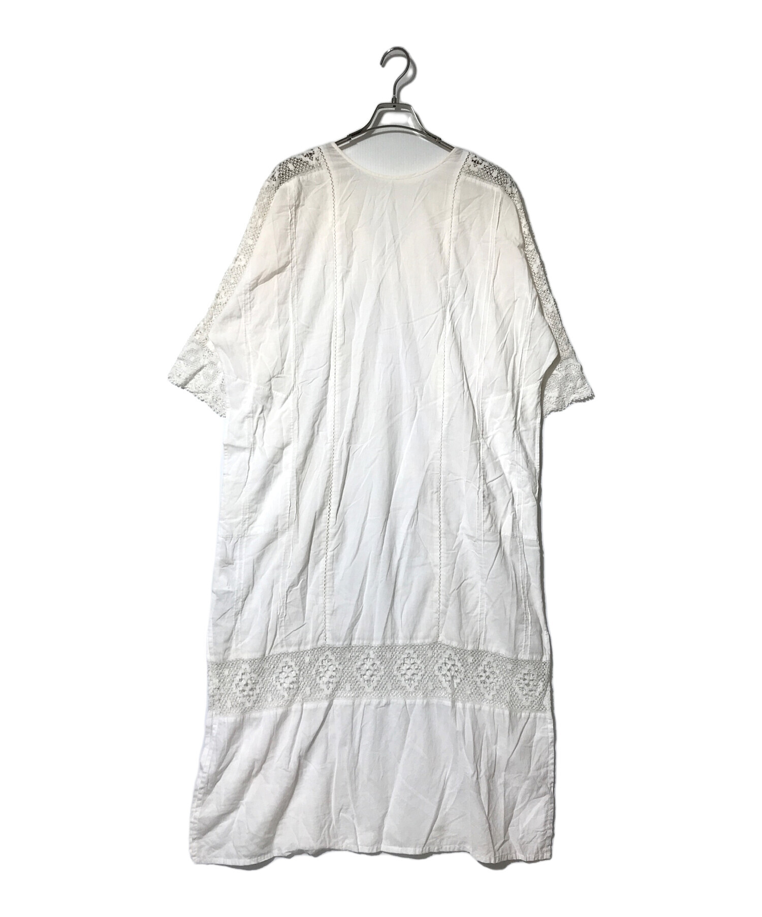 h*g様 未使用タグ付★ヌキテパ Cambric Lace a ワンピー 中古・古着通販】ne quittez pas (ヌキテパ) Cambric Lace Kurta