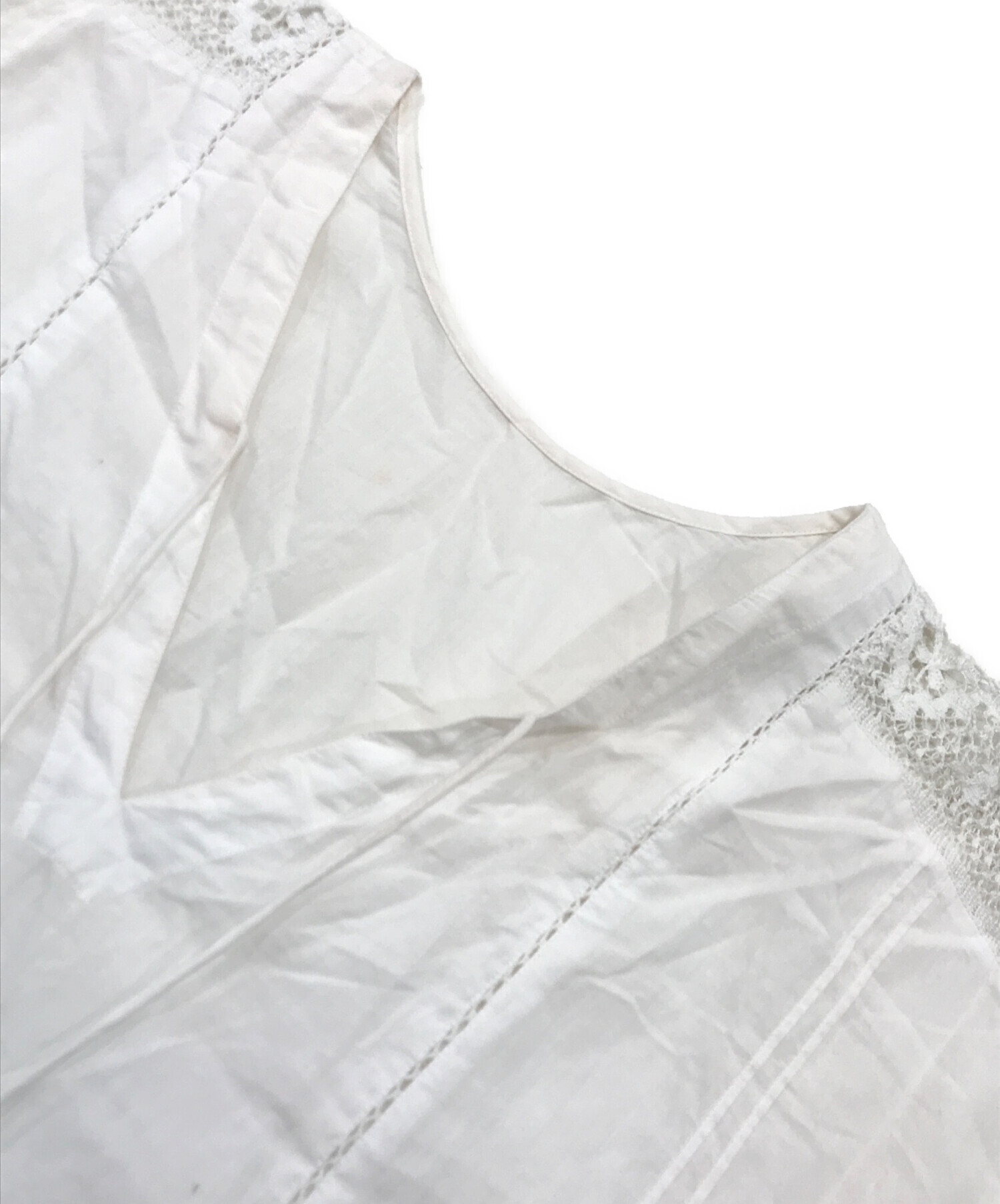 中古・古着通販】ne quittez pas (ヌキテパ) Cambric Lace Kurta