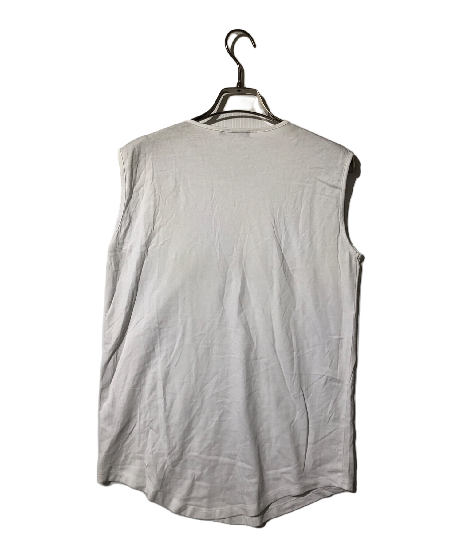 BALMAIN バルマン BALMAIN ノースリーブカットソー サイズ34 S - 白 