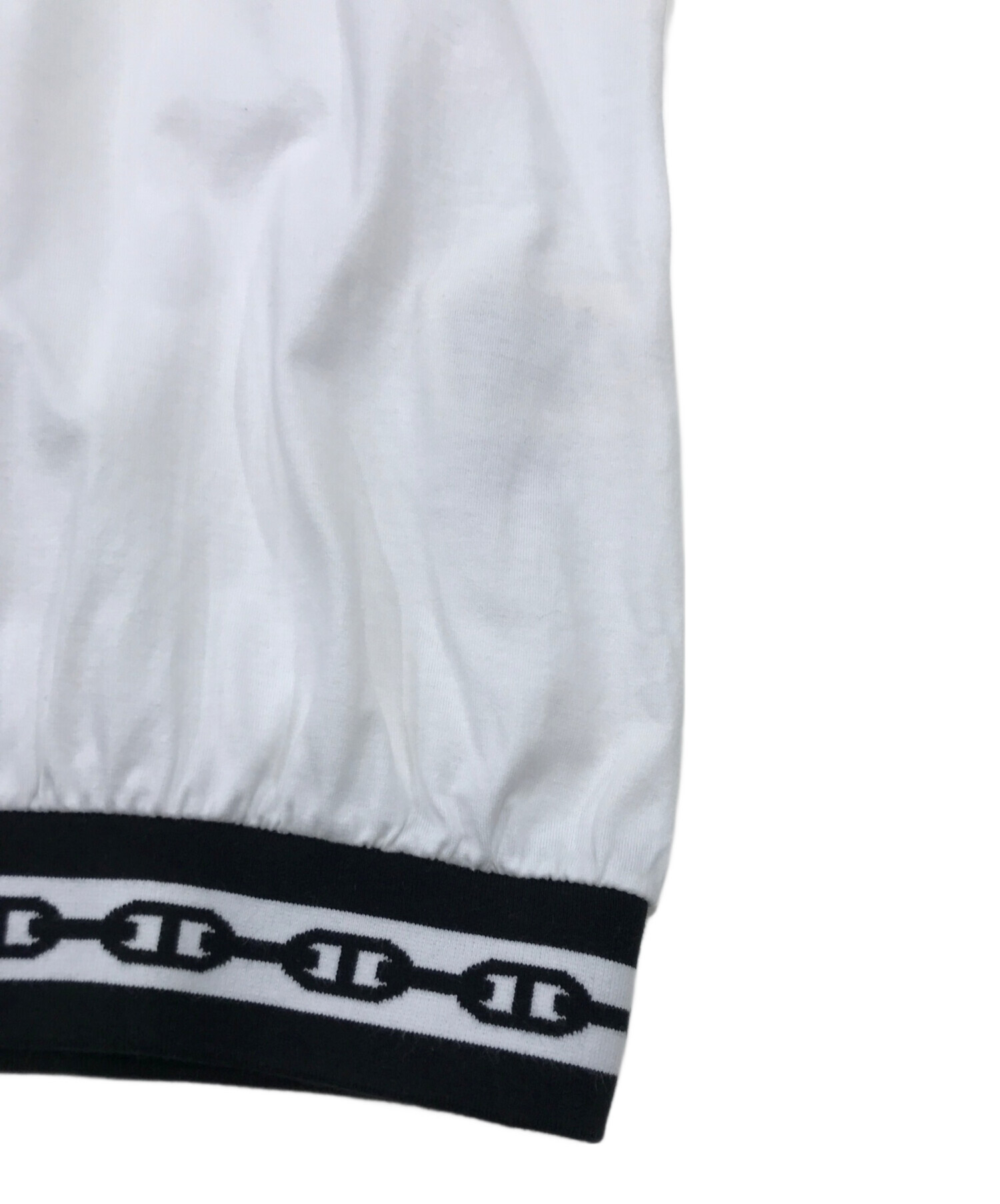 中古・古着通販】HERMES (エルメス) シェーヌダンクル柄カットソー 