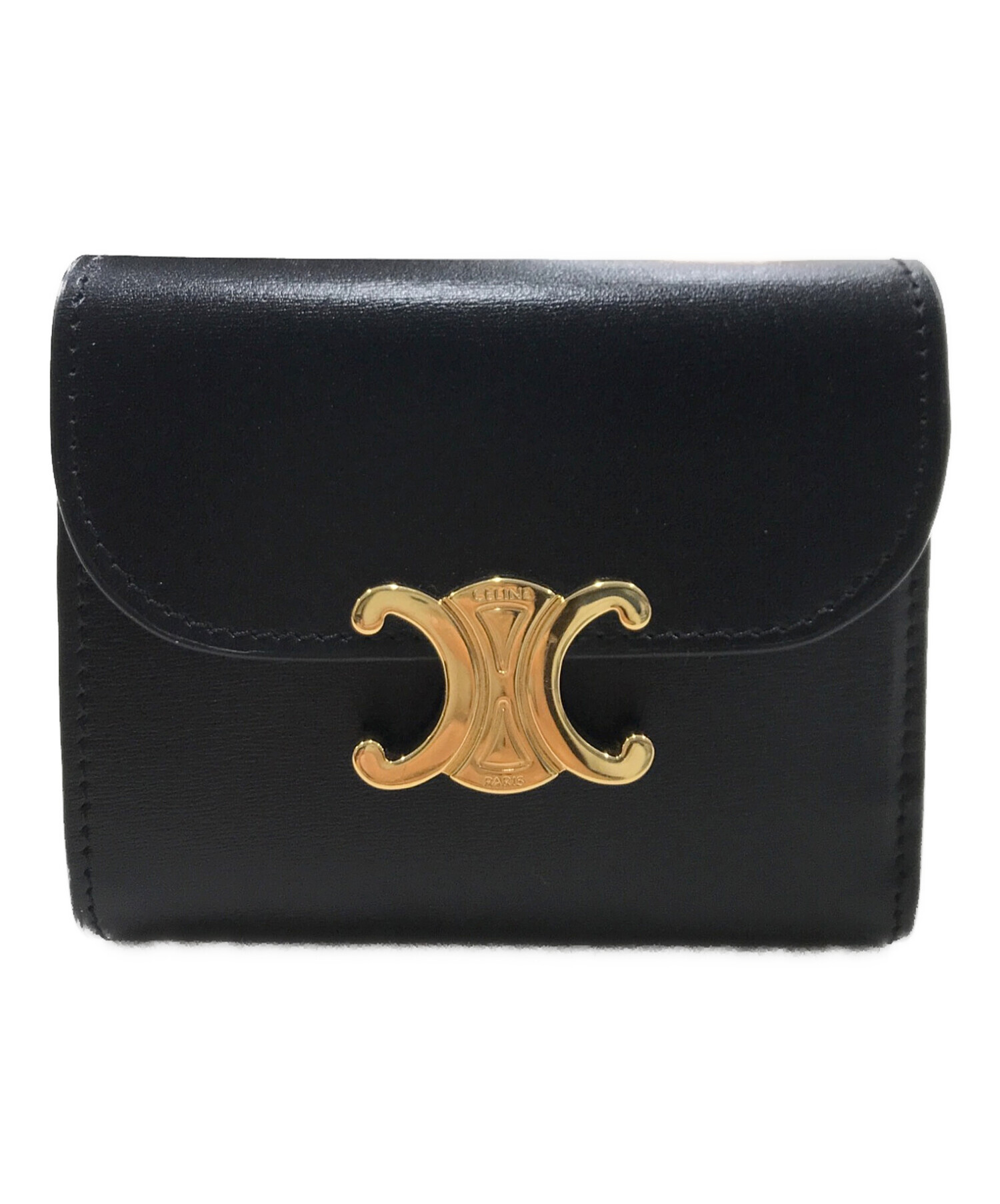 スモール フラップウォレット トリオンフ パテントカーフスキン スモール フラップウォレット トリオンフ パテントカーフスキン