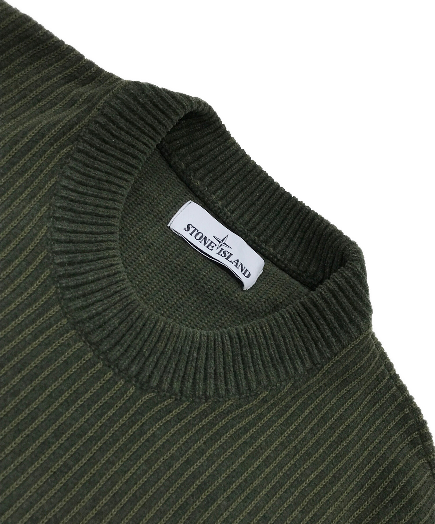 Stone  ストーンアイランド ニットブルゾン オリーブグリーン Stone Island ストーンアイランド ニットブルゾン オリーブグリーン