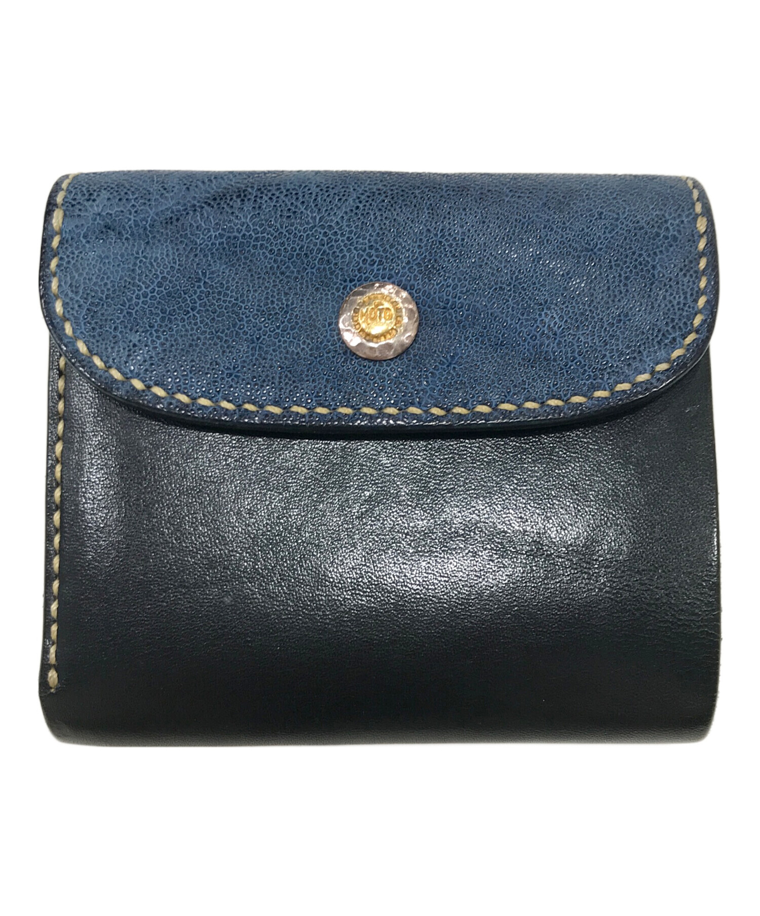 中古・古着通販】MOTO (モト) COMPACT WALLET ネイビー｜ブランド