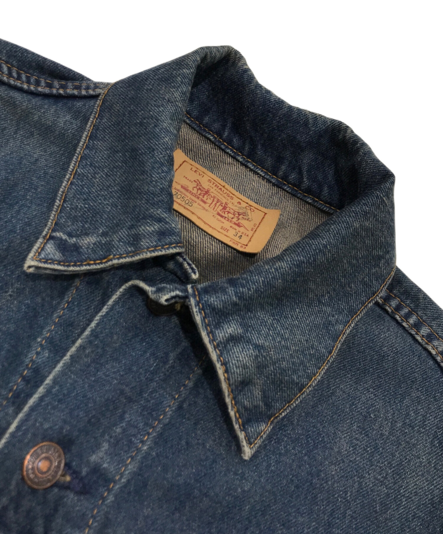 中古・古着通販】LEVI'S (リーバイス) 4thデニムジャケット インディゴ