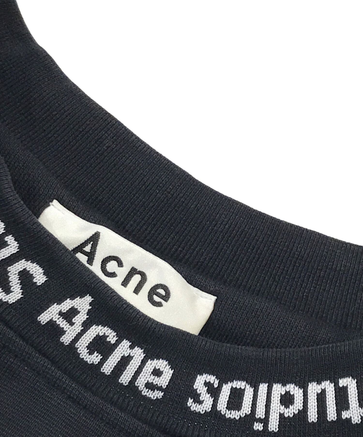 ACNE STUDIOS ネックロゴスウェット アクネ　yana as rib Acne Studios（アクネストゥディオズ）の「Acne Studios Logo