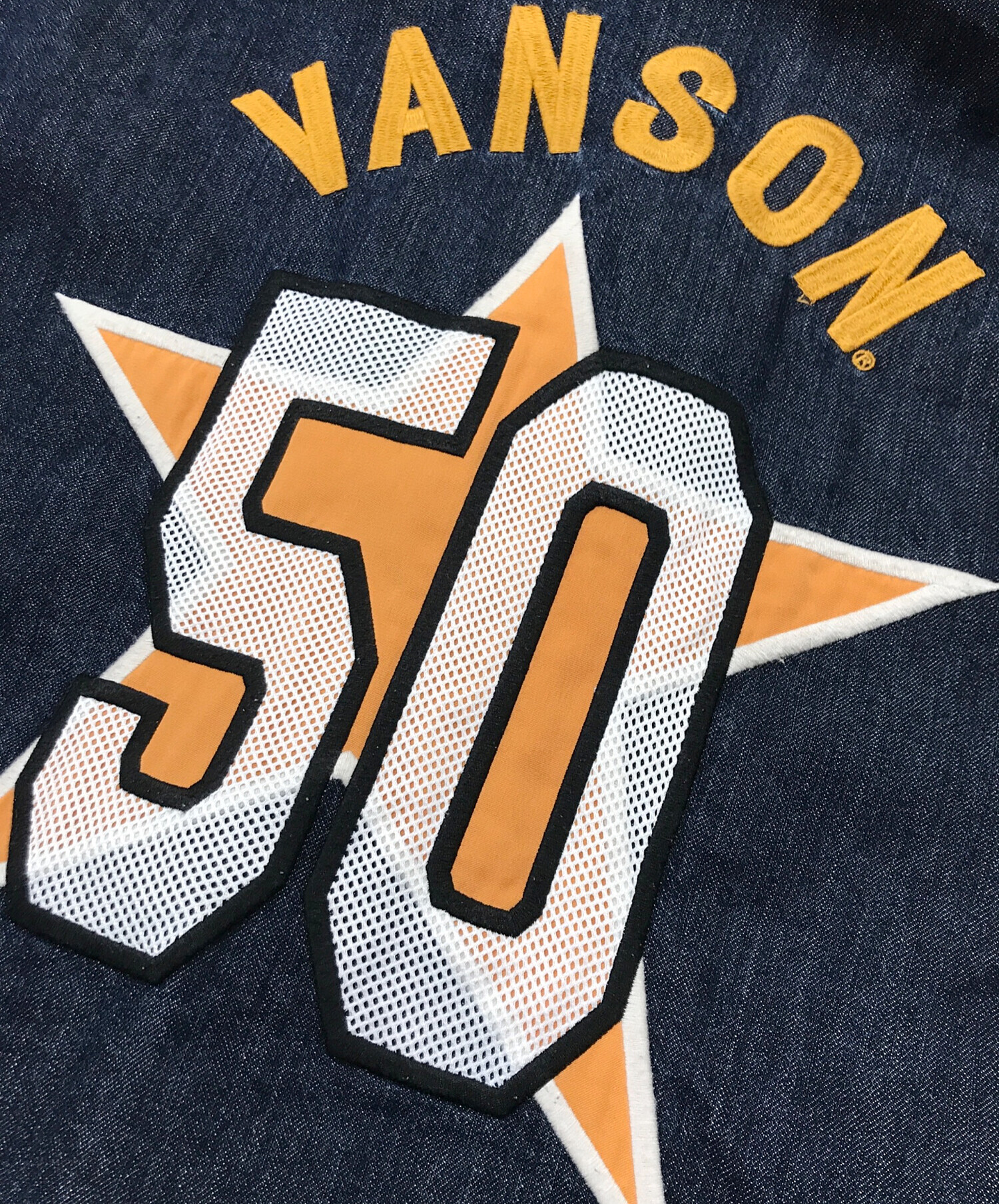 【訳あり格安スタート】vanson／バンソンデニムシャツ【USED】サイズXL デニムシャツ VANSON バンソン 長袖シャツ メンズ nvsl-2204