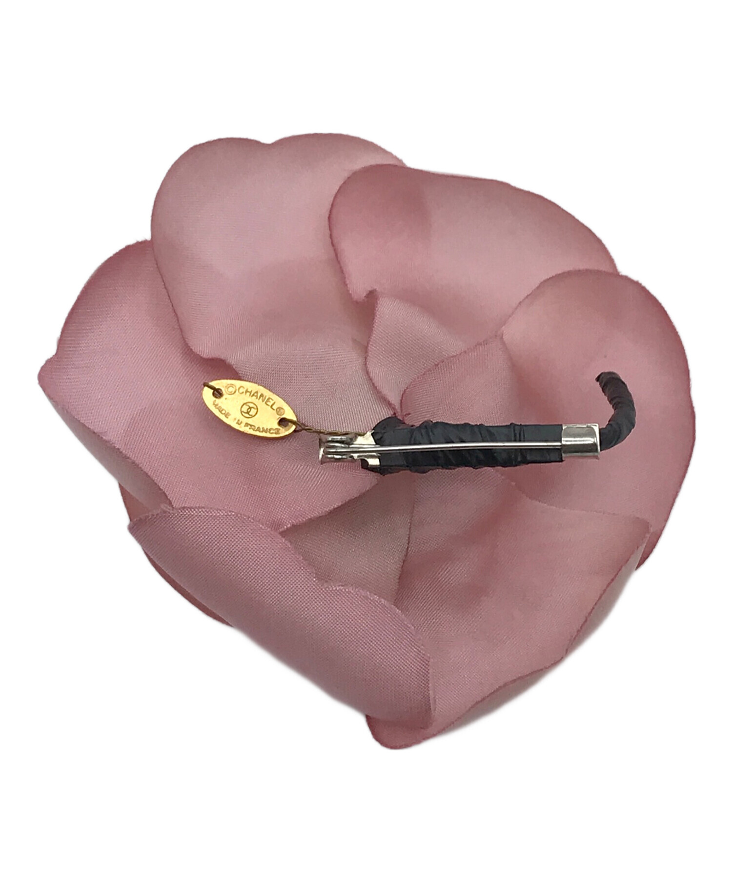中古・古着通販】CHANEL (シャネル) カメリアブローチ ピンク