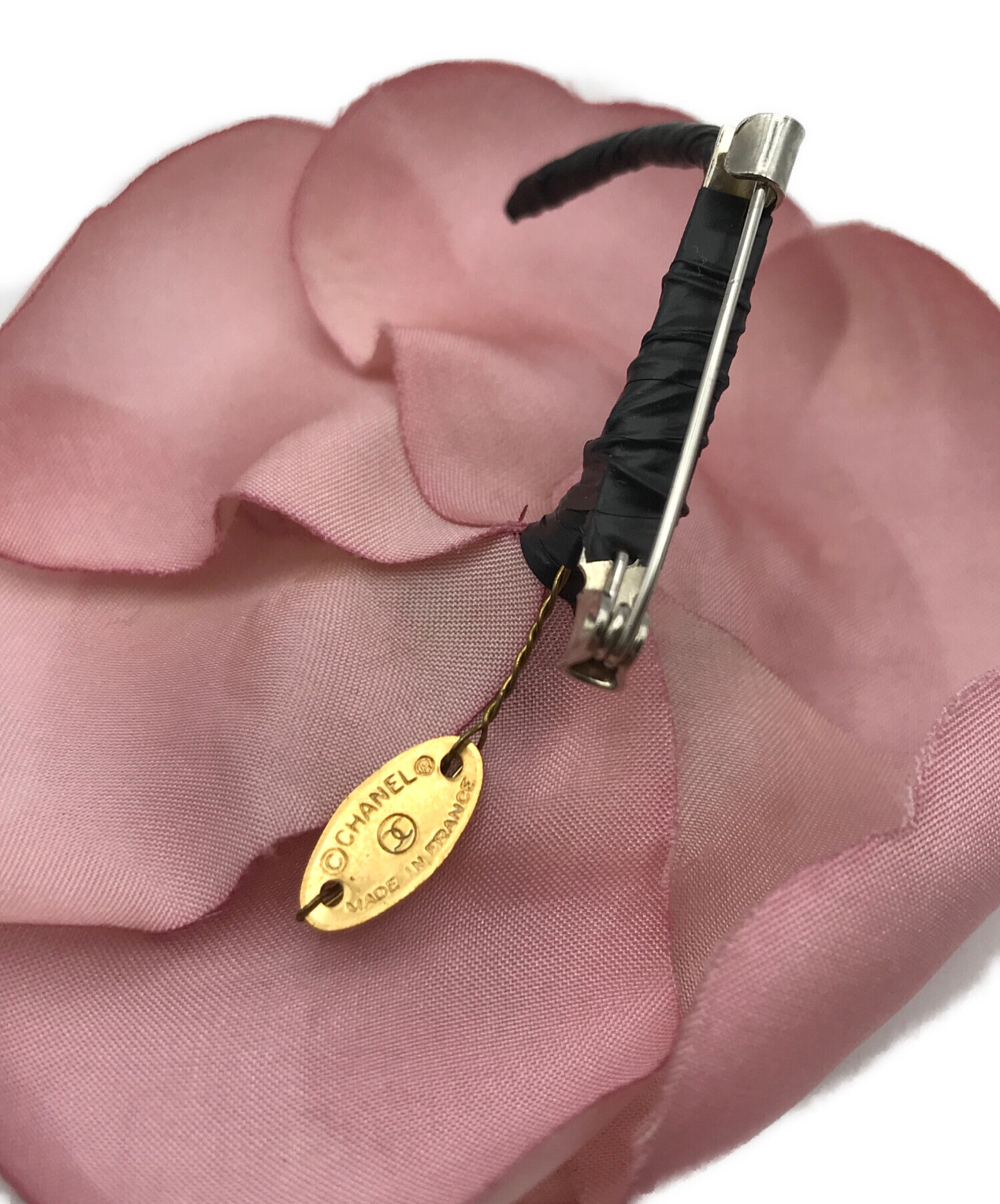 中古・古着通販】CHANEL (シャネル) カメリアブローチ ピンク