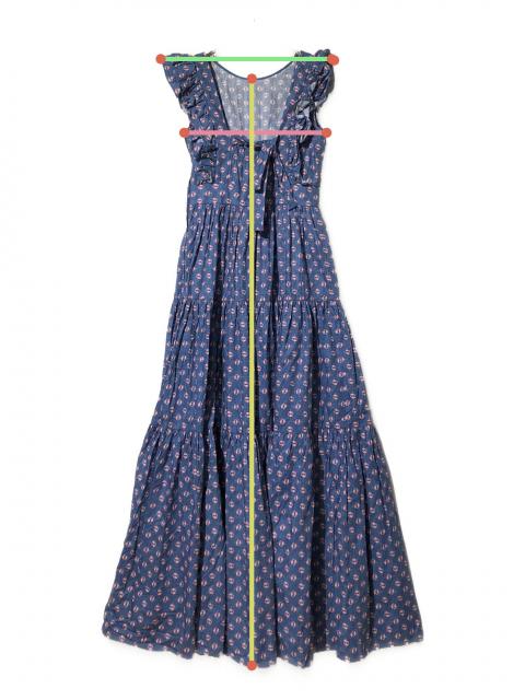 ダブルスタンダードクロージング フラミンゴ柄ワンピース マキシ丈