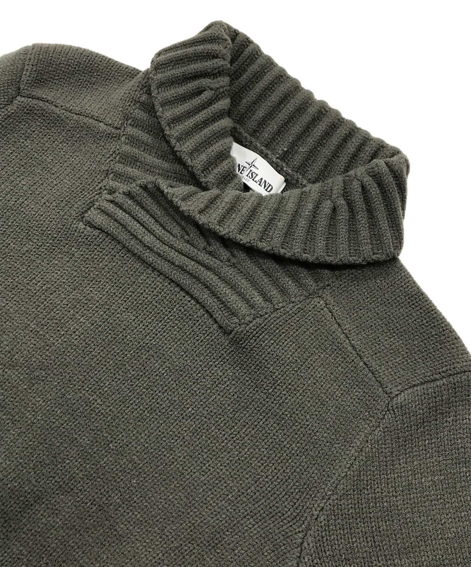 Stone  ショールカラーニット 中古・古着通販】STONE ISLAND (ストーンアイランド) ショールカラー