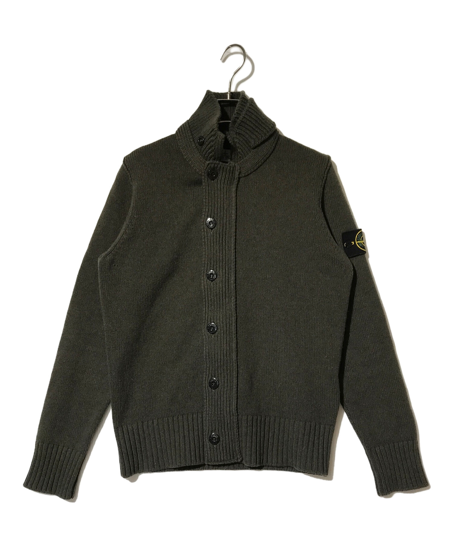 STONE  ニットブルゾン STONE ISLAND ストーンアイランド ニットブルゾン カーキ