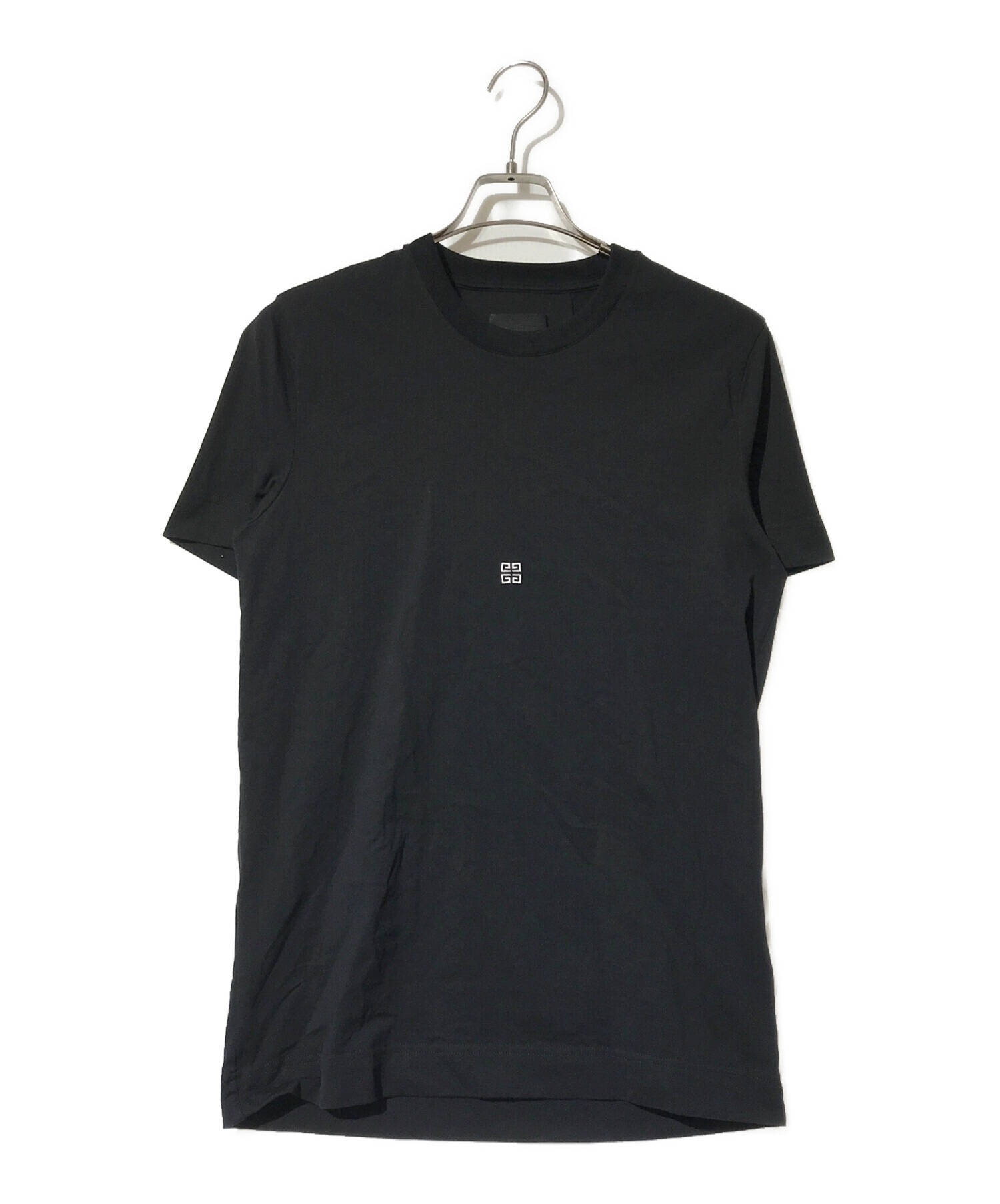 中古・古着通販】GIVENCHY (ジバンシィ) ロゴ刺繍Tシャツ ブラック 