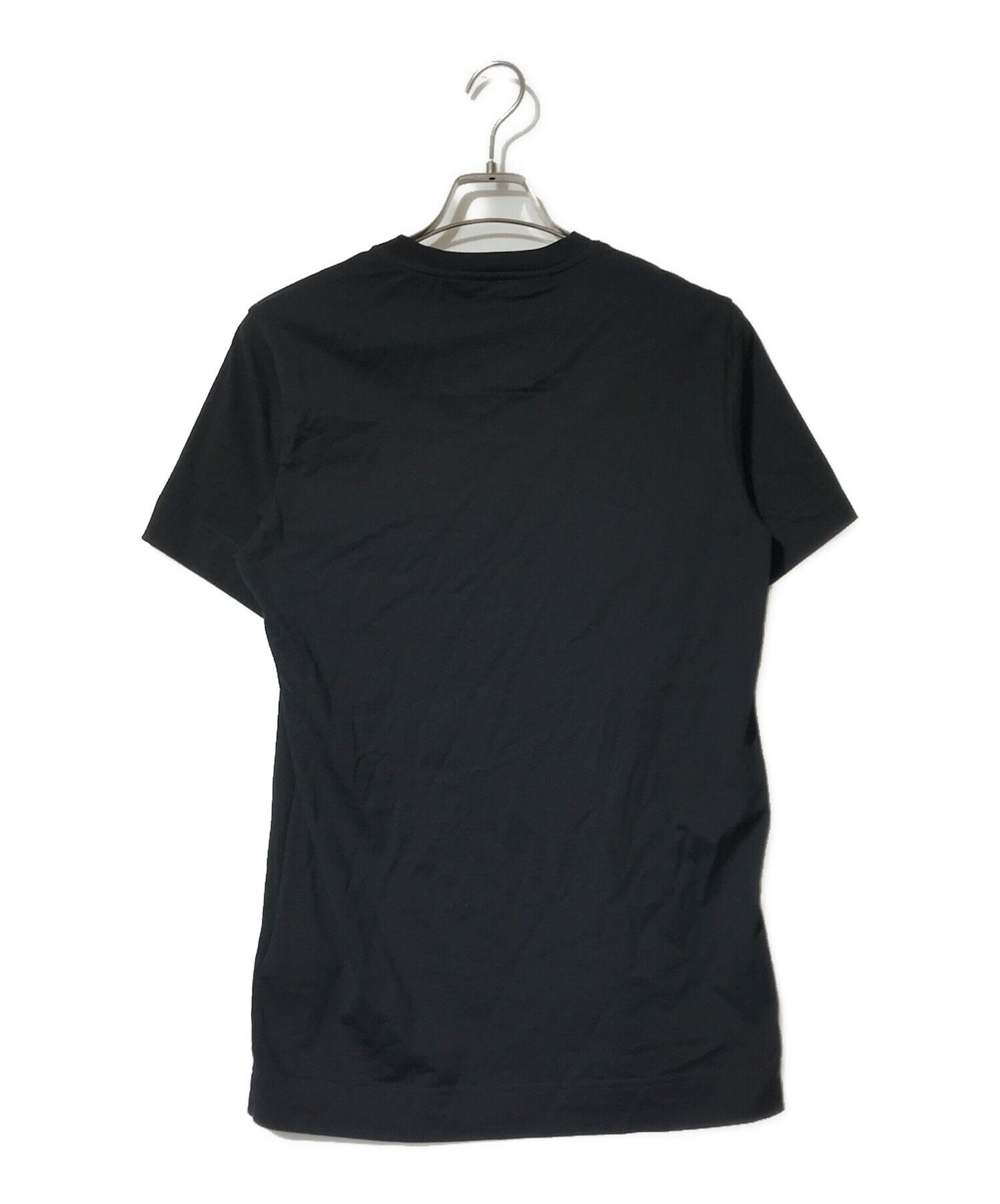 中古・古着通販】GIVENCHY (ジバンシィ) ロゴ刺繍Tシャツ ブラック 