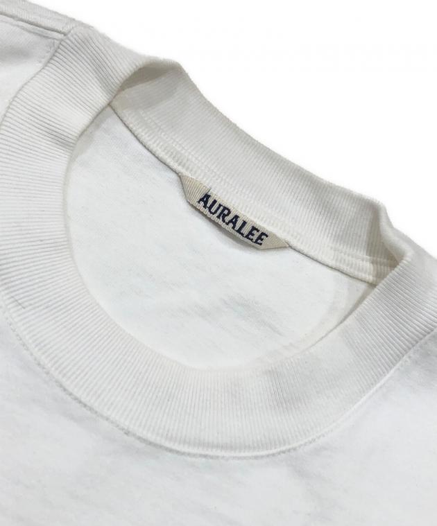 中古・古着通販】AURALEE (オーラリー) STAND-UP TEE ホワイト サイズ 