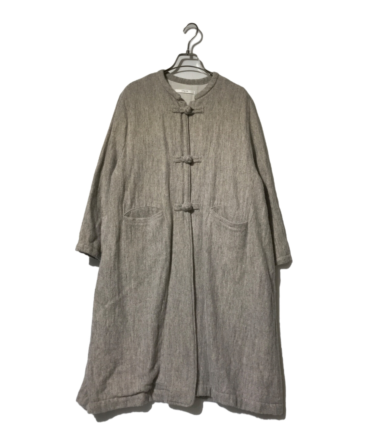 Laboratory ウールリネンヘリンボーン チャイナコート Amazon | (ラボレイトリー)Laboratory ウールリネンヘリンボーン