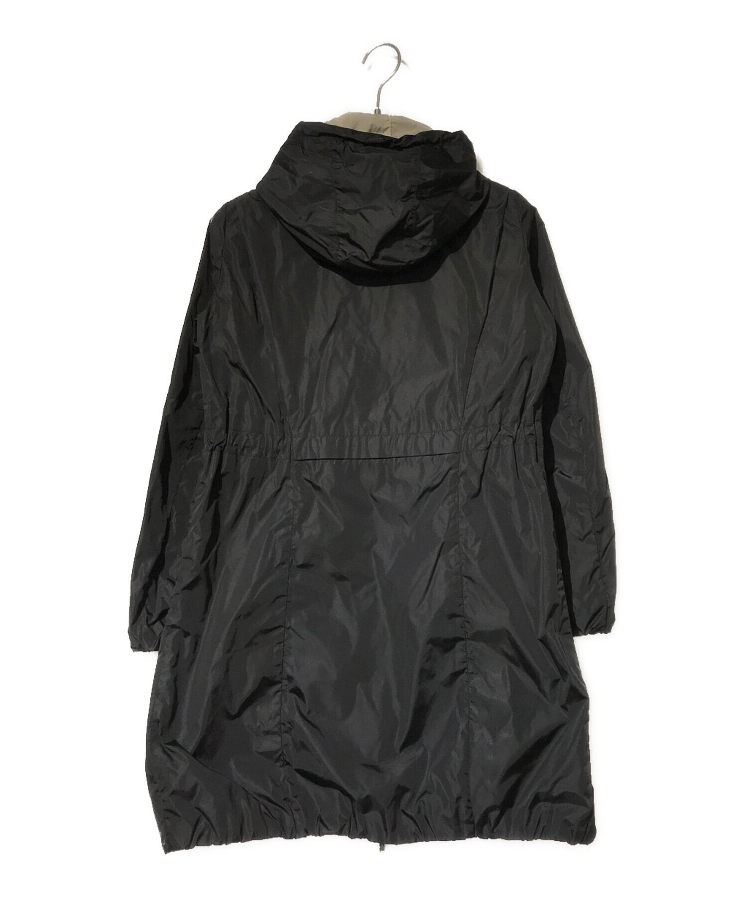 モンクレール　スプリング コート　マウンテンパーカー　ombre 1 黒 中古・古着通販】MONCLER (モンクレール) OMBRE/スプリングコート