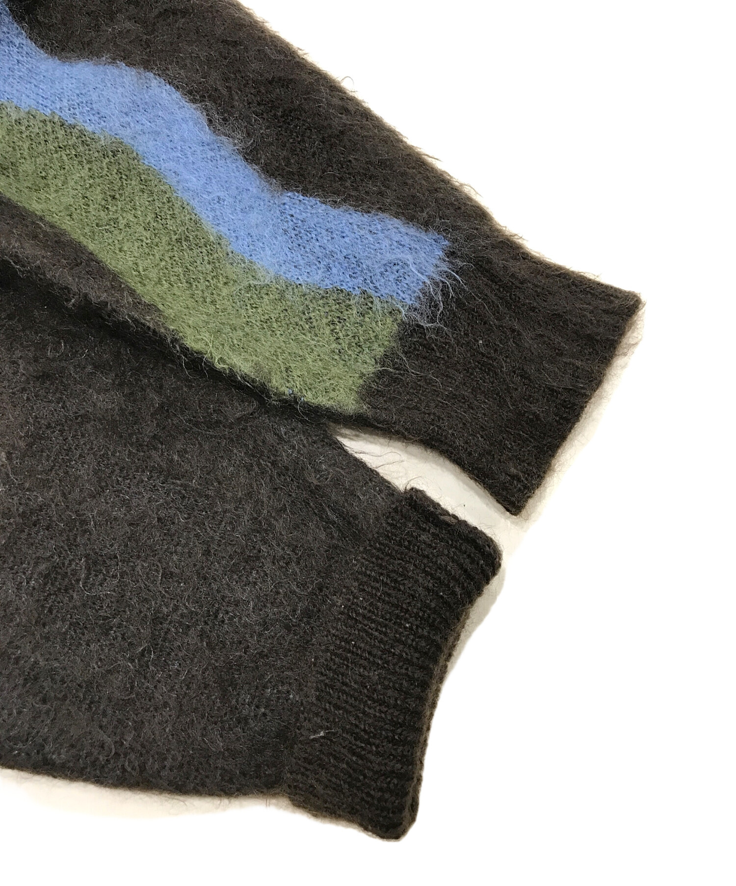 中古・古着通販】NKNIT (ンニット) ウェーブパターン モヘア ニット