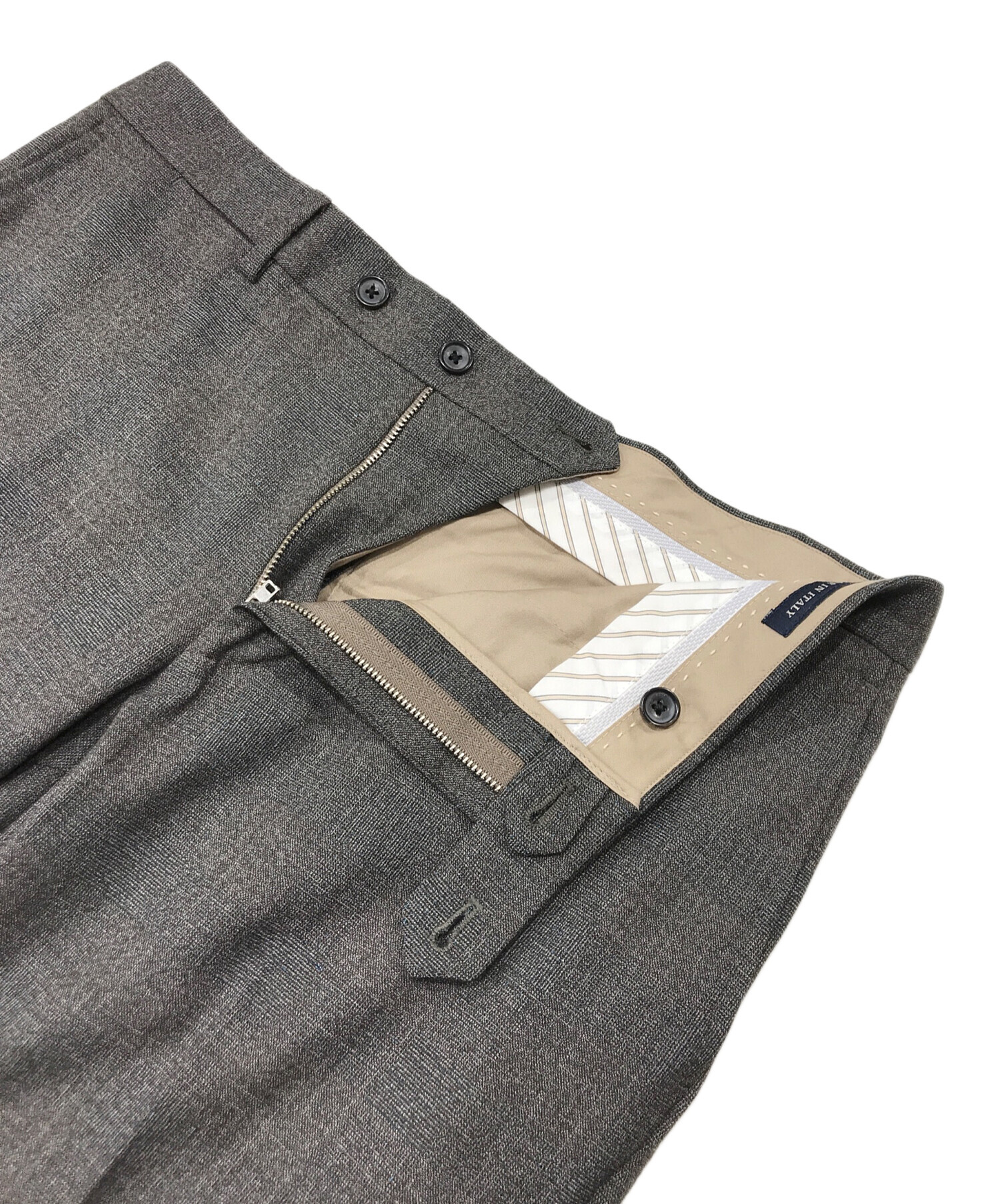 中古　LARDINI パンツ　スラックス　メンズ　Mサイズ LARDINI - 【中古】ラルディーニ LARDINI ウールシルク カジュアル