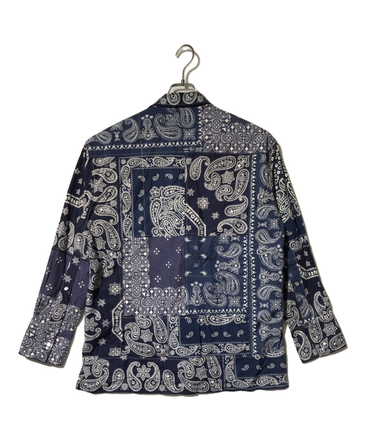 MIYAGI HIDETAKA バンダナ　半袖シャツ ブランドピックアップ〜MIYAGIHIDETAKA〜】バンダナをデザインに用いて