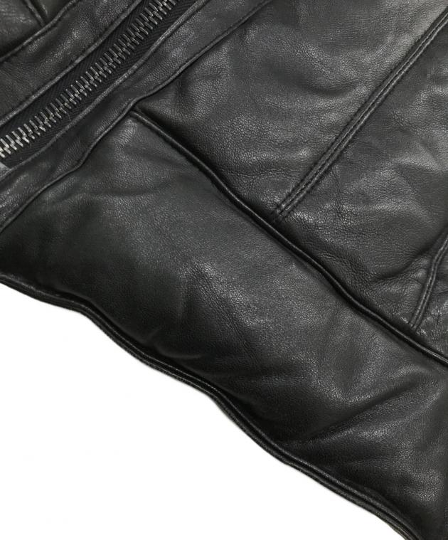 中古・古着通販】SHELLAC (シェラック) シープレザーダウンジャケット