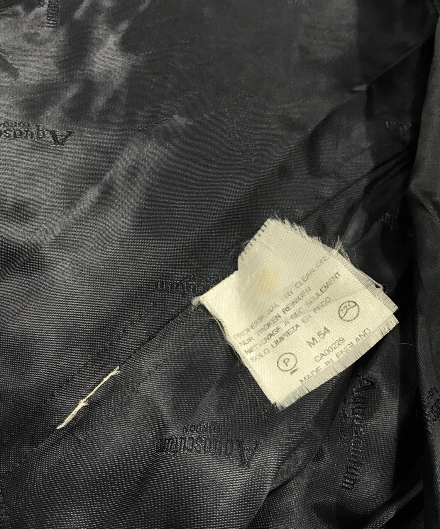 中古・古着通販】Aquascutum (アクアスキュータム) カシミヤダブル