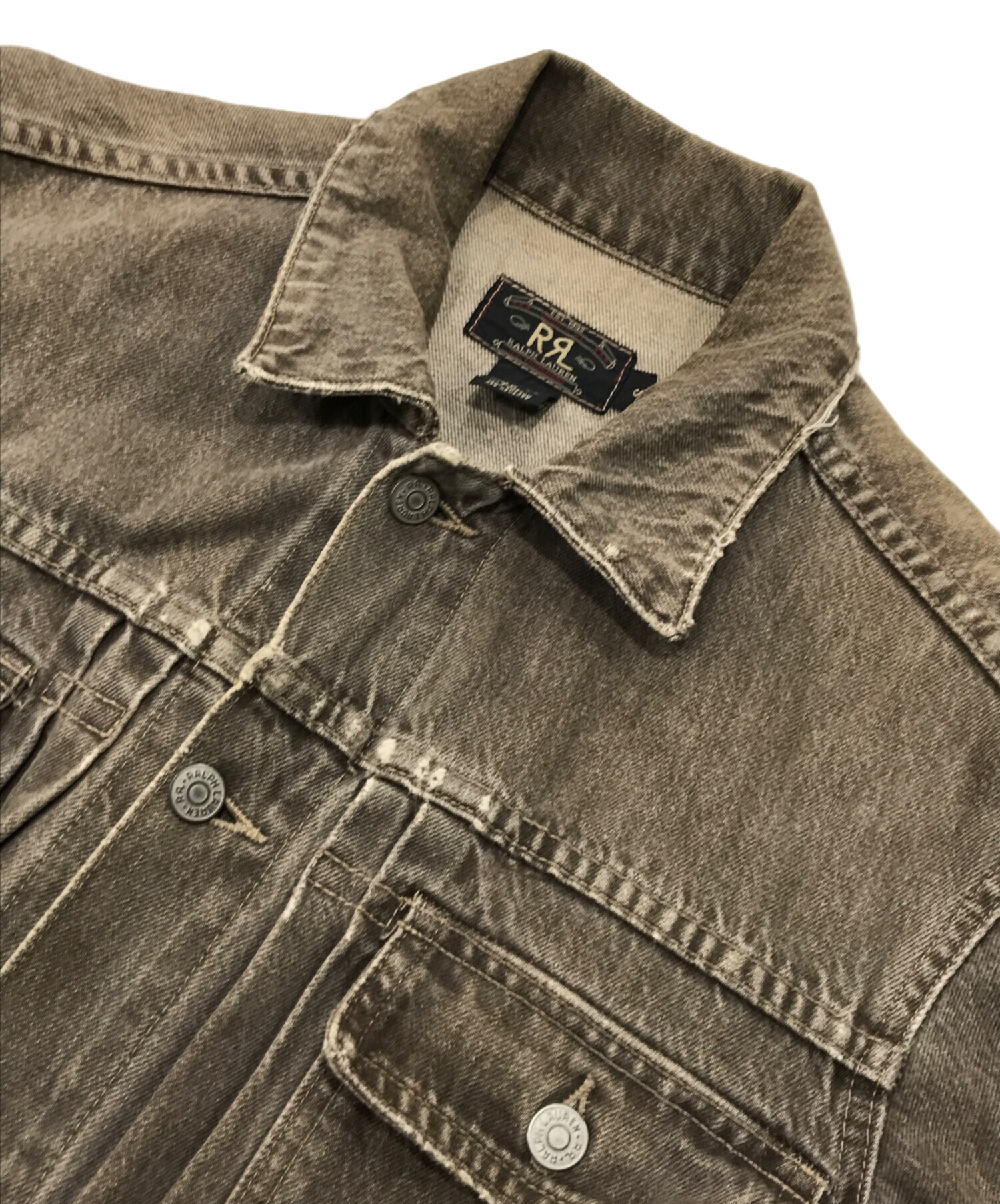 中古・古着通販】RRL (ダブルアールエル) デニムジャケット ブラウン