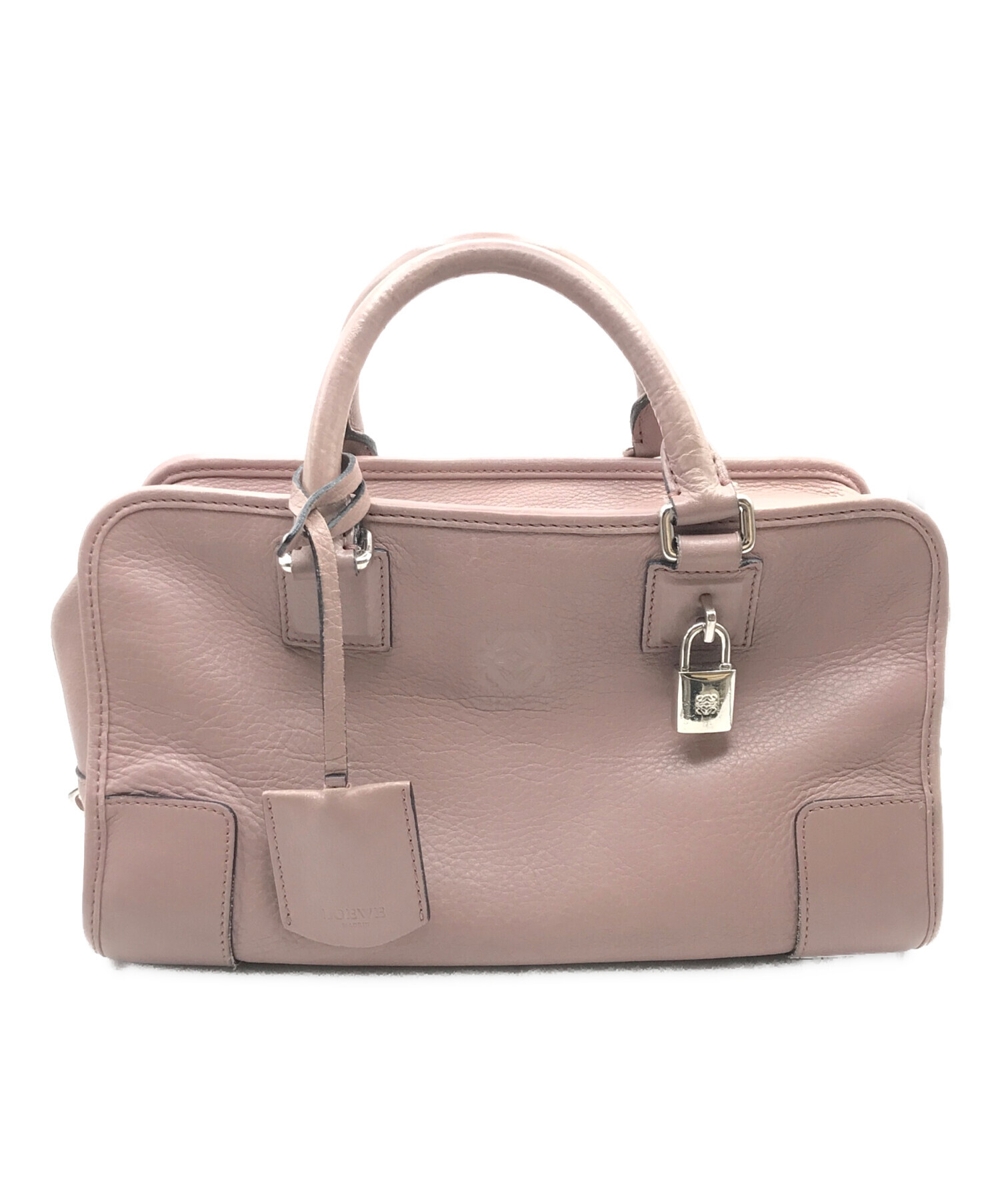 中古・古着通販】LOEWE (ロエベ) アマソナ28/ハンドバッグ パープル 