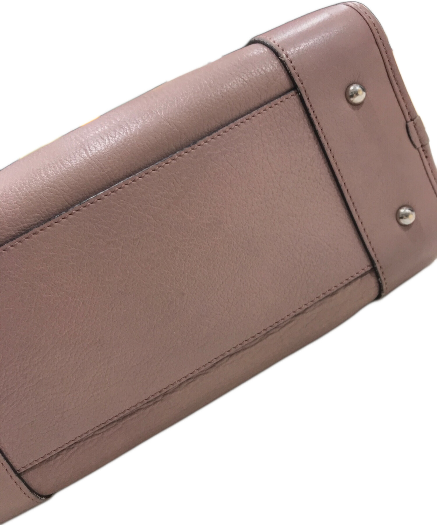 中古・古着通販】LOEWE (ロエベ) アマソナ28/ハンドバッグ パープル 