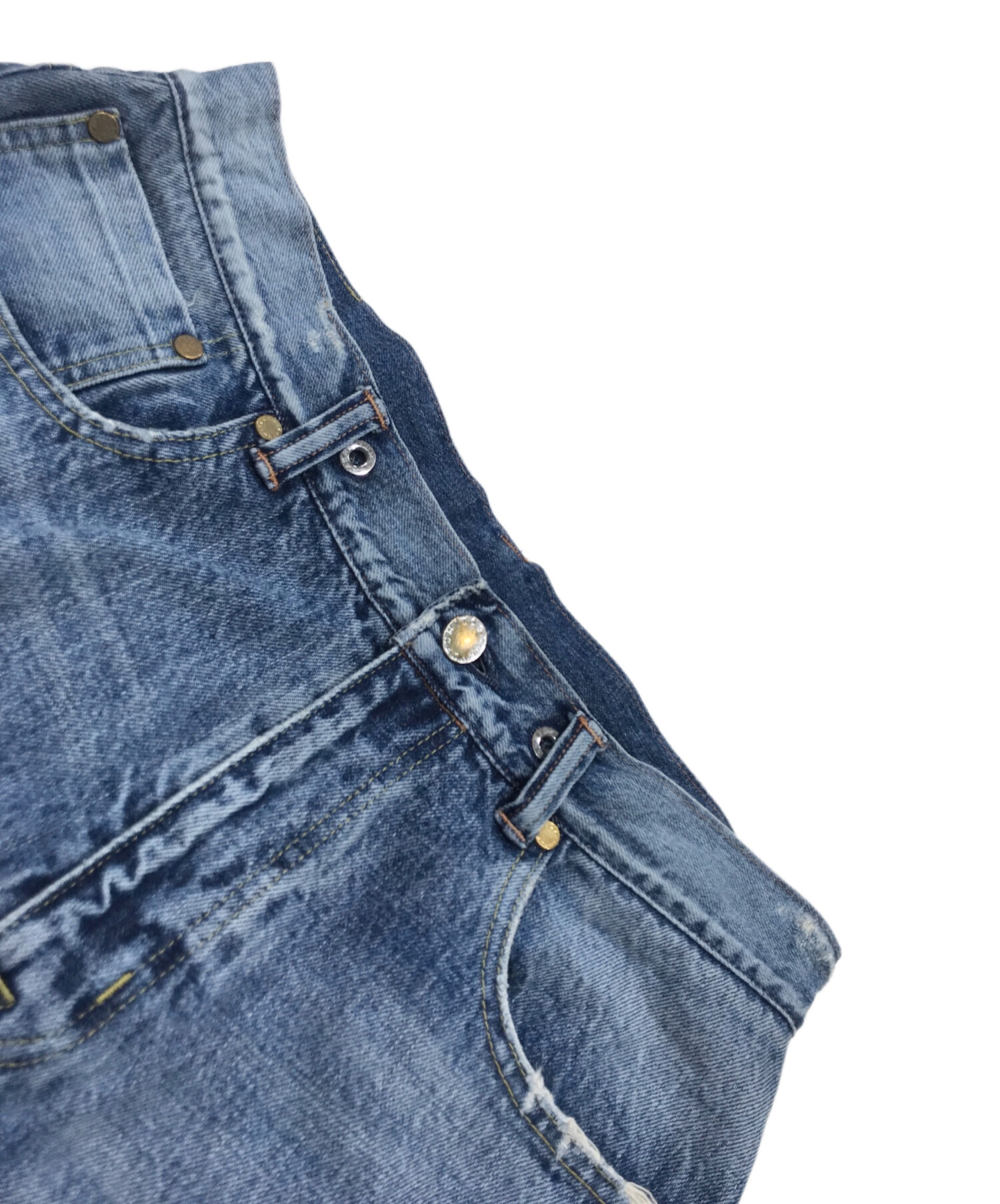 さば様限定　fumito ganryu フミトガンリュウ　スカート　紺 FUMITO GANRYU - フミト ガンリュウ | STORY 公式通販