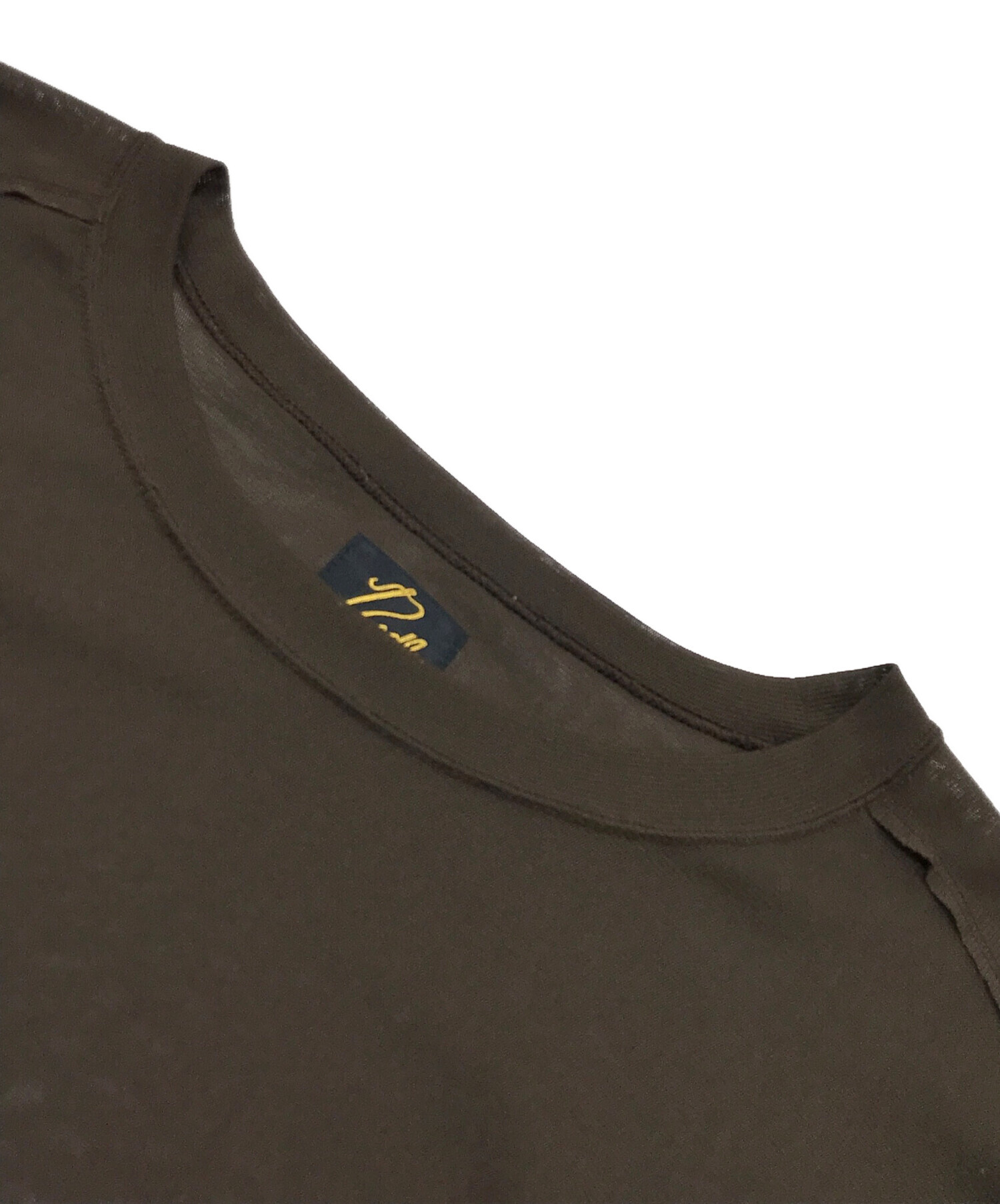 中古・古着通販】Needles (ニードルズ) W/U neck L/S tee Poly Bright 
