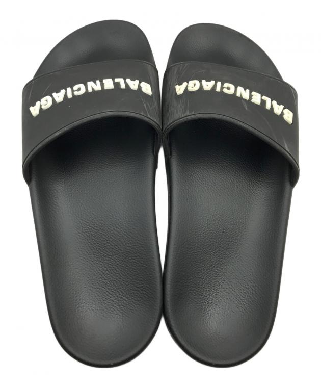 中古・古着通販】BALENCIAGA (バレンシアガ) POOL SANDAL ブラック