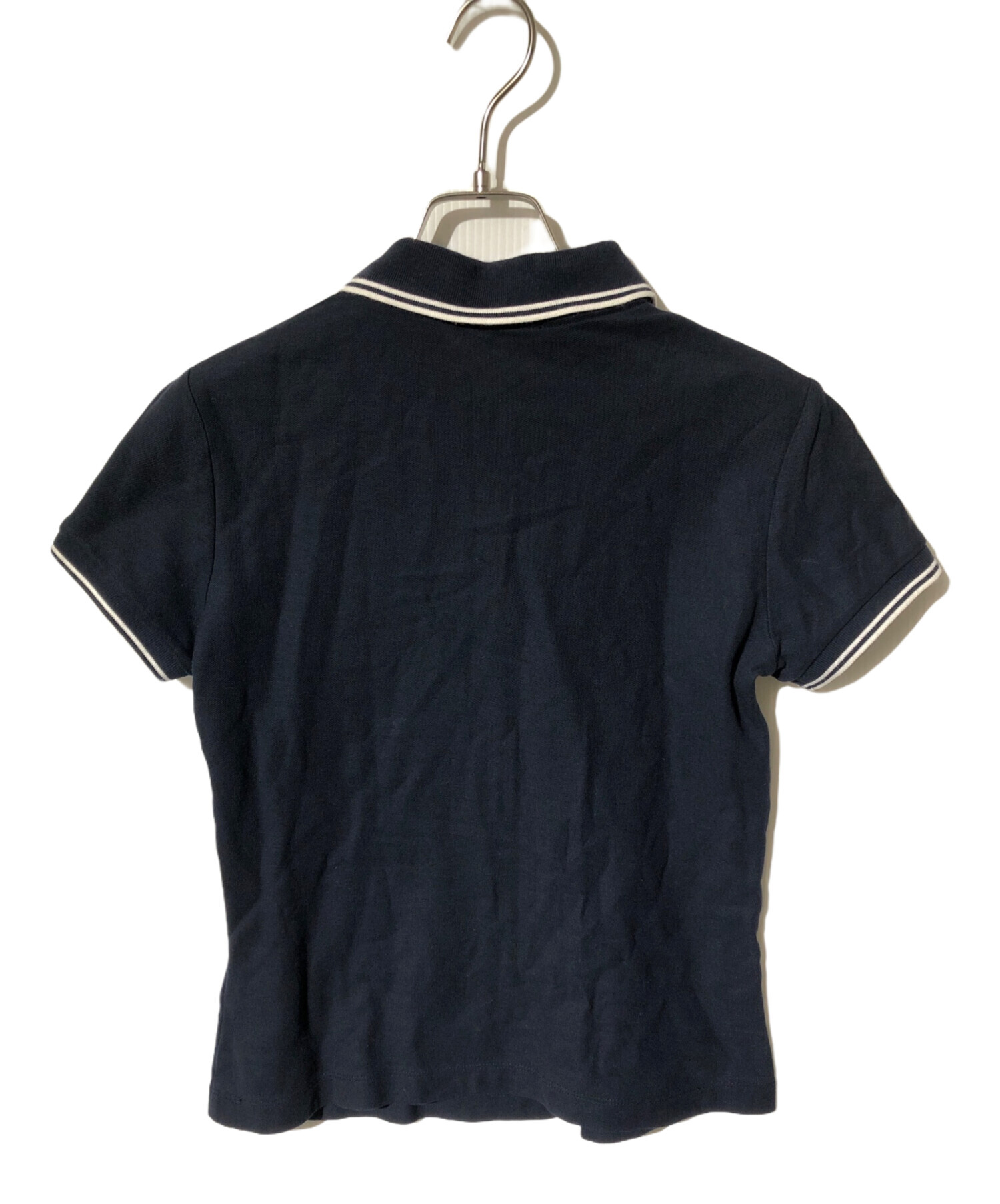 中古・古着通販】MONCLER (モンクレール) ポロシャツ ネイビー サイズ 