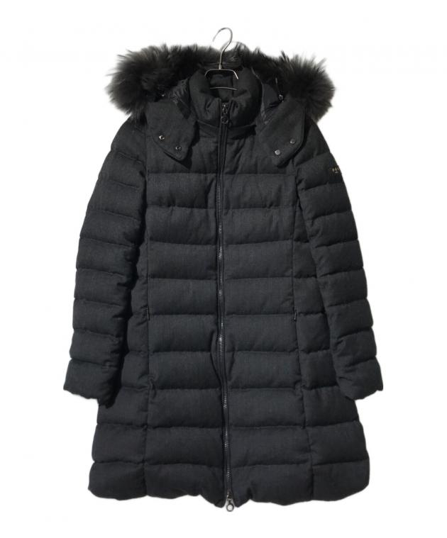 中古・古着通販】TATRAS (タトラス) ダウンコート ブラック サイズ:02 