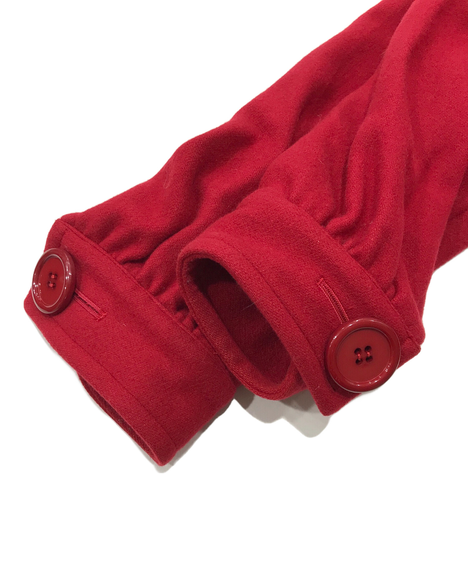 中古・古着通販】LIMI feu (リミフゥ) Pコート レッド サイズ:S