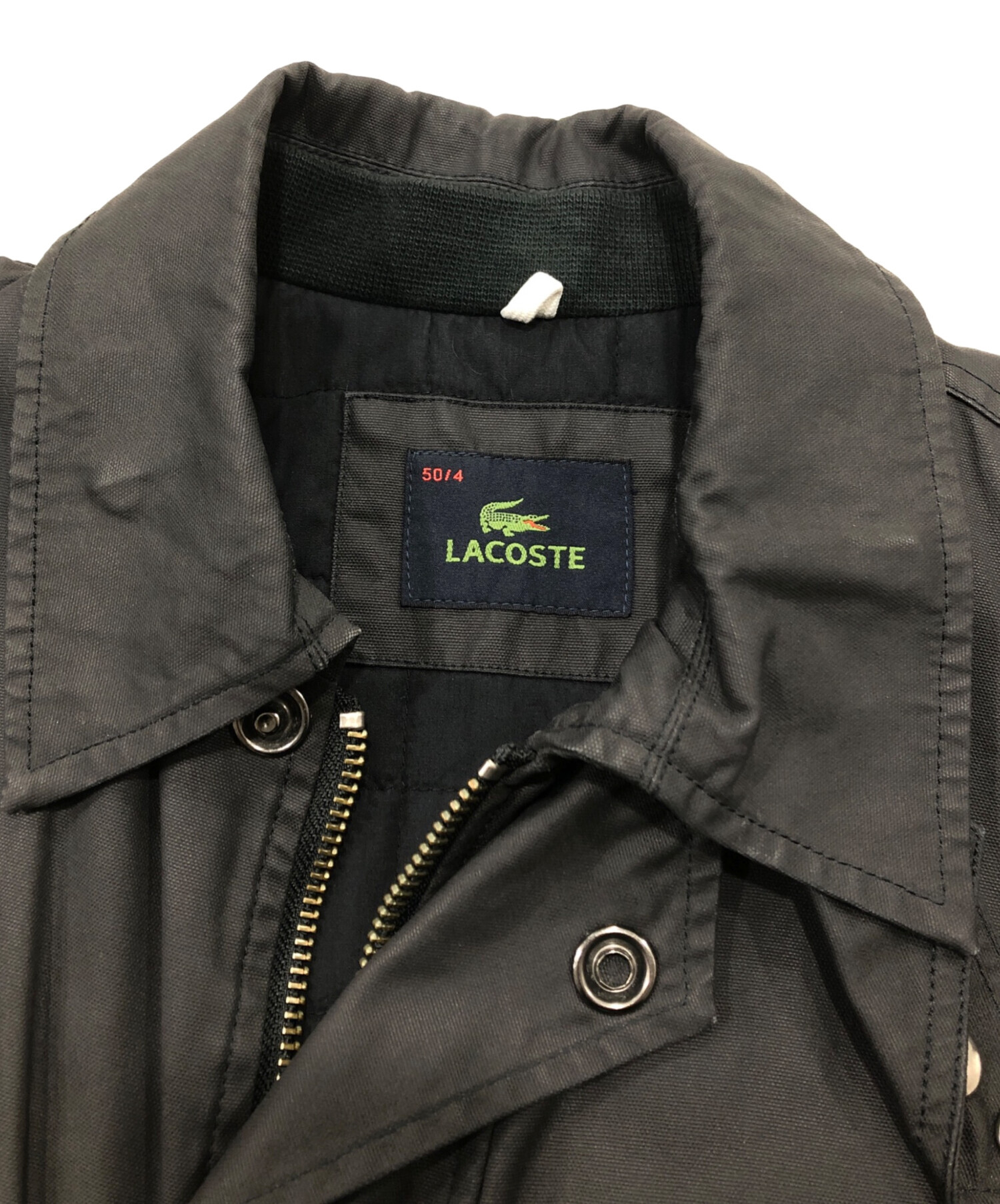 中古・古着通販】LACOSTE (ラコステ) ワークジャケット ブラック