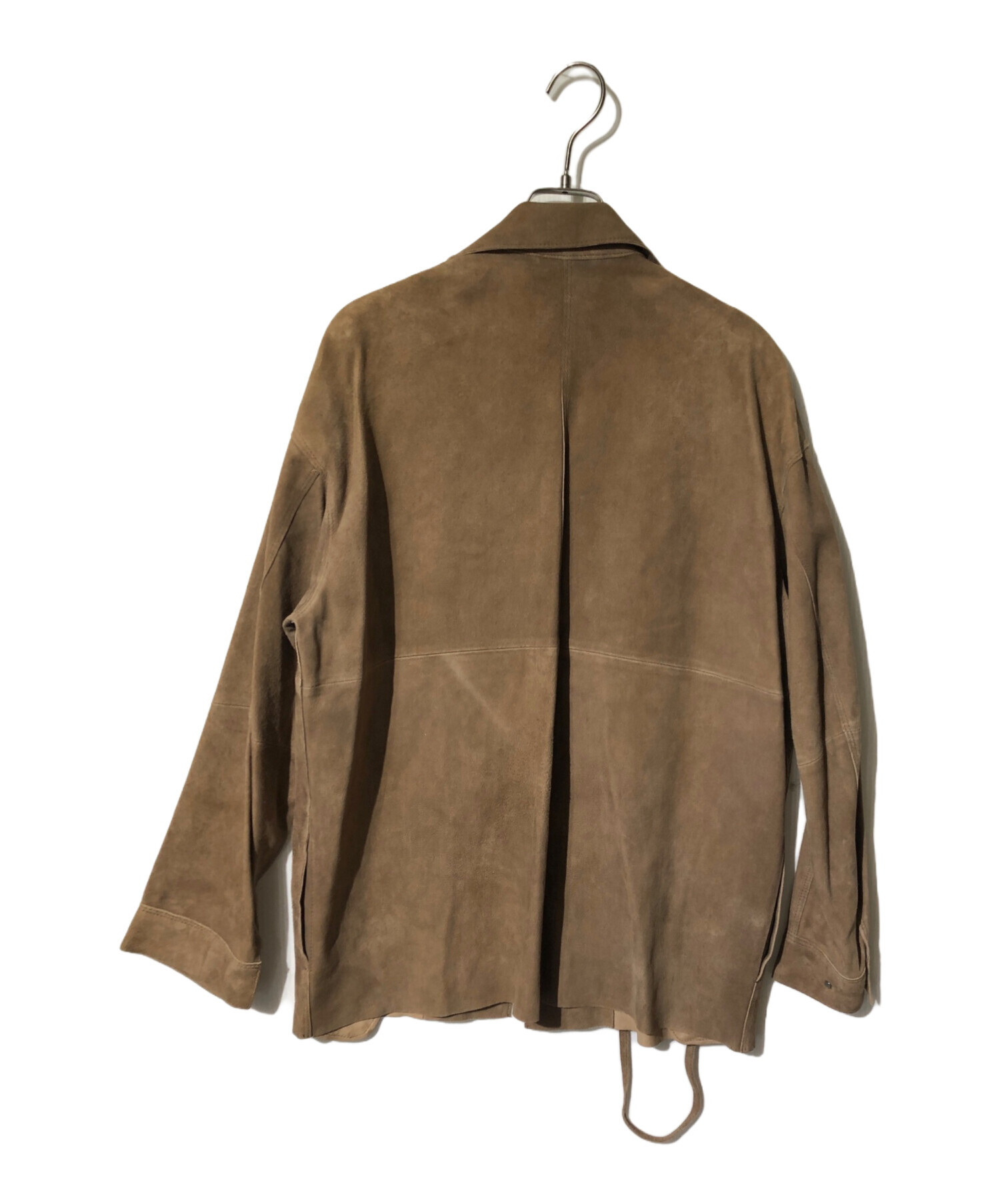 中古・古着通販】YOKE (ヨーク) SUEDE OUT-OFF SHIRTS JACKET ブラウン