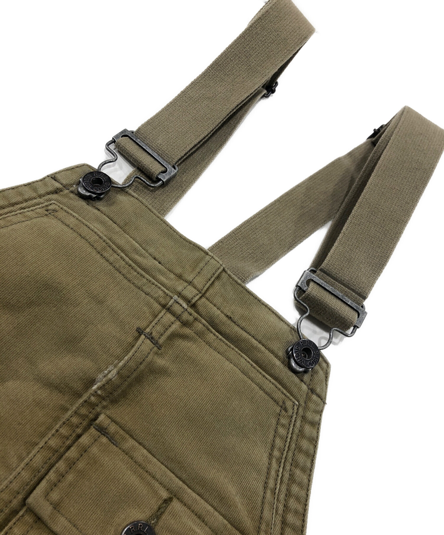 中古・古着通販】RRL (ダブルアールエル) オーバーオール ベージュ