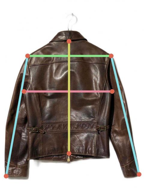 POLO RALPHLAUREN ホースレザー ジャケット ブルゾン Sサイズ 中古