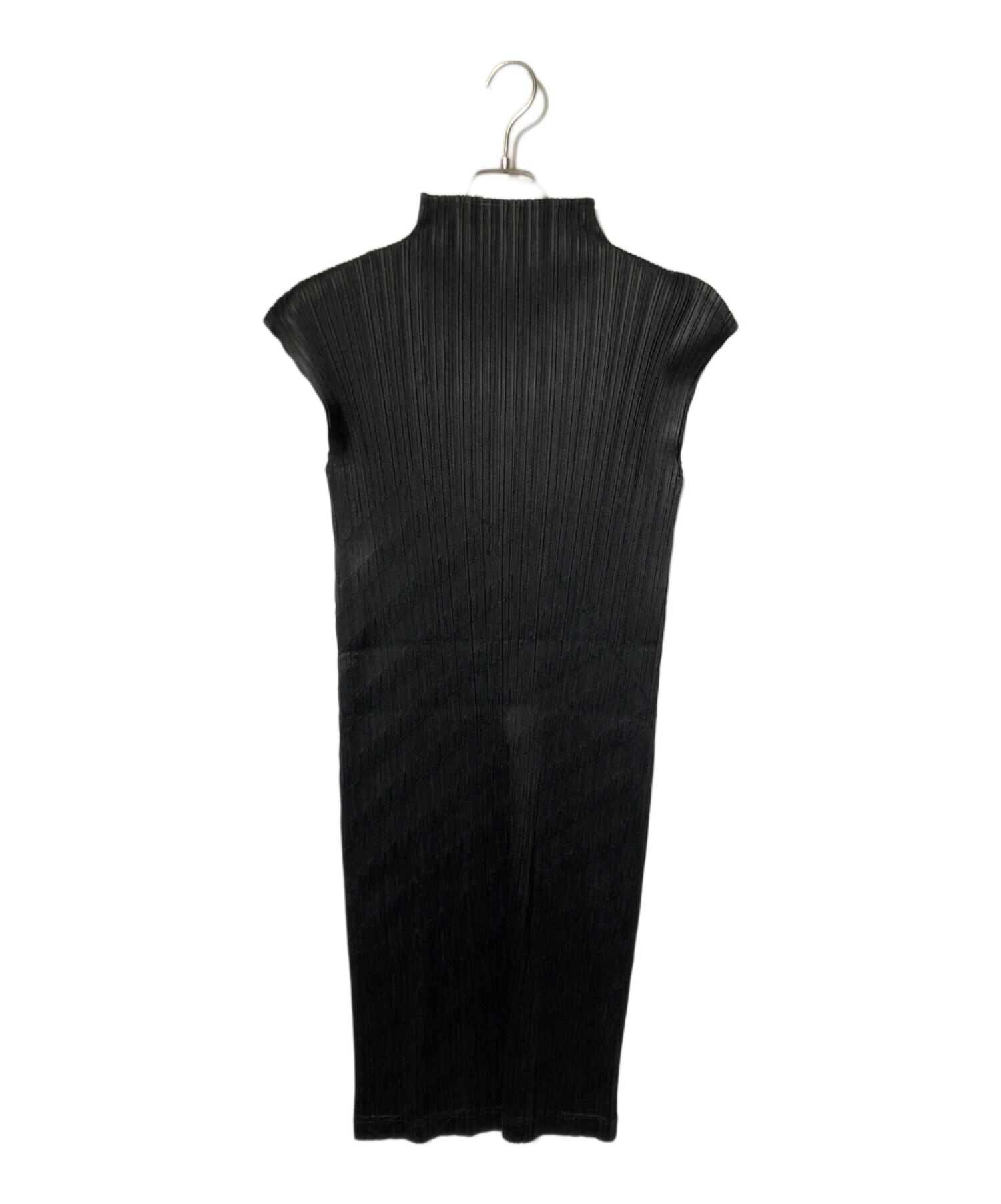 PLEATS PLEASE ハイネック ワンピース ラベンダー サイズ3 イッセイ