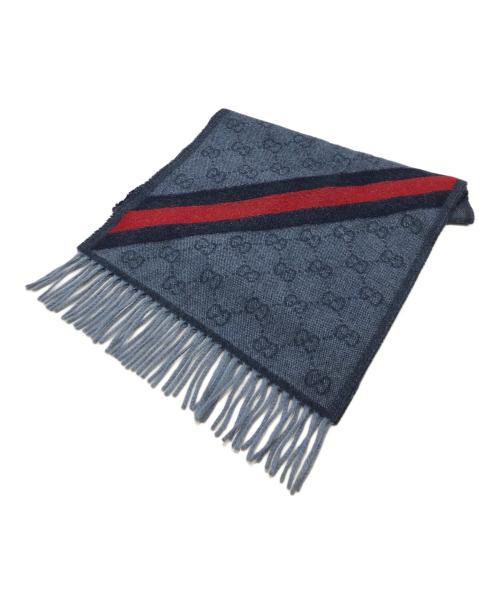 中古・古着通販】GUCCI (グッチ) シェリーライン ウール マフラー