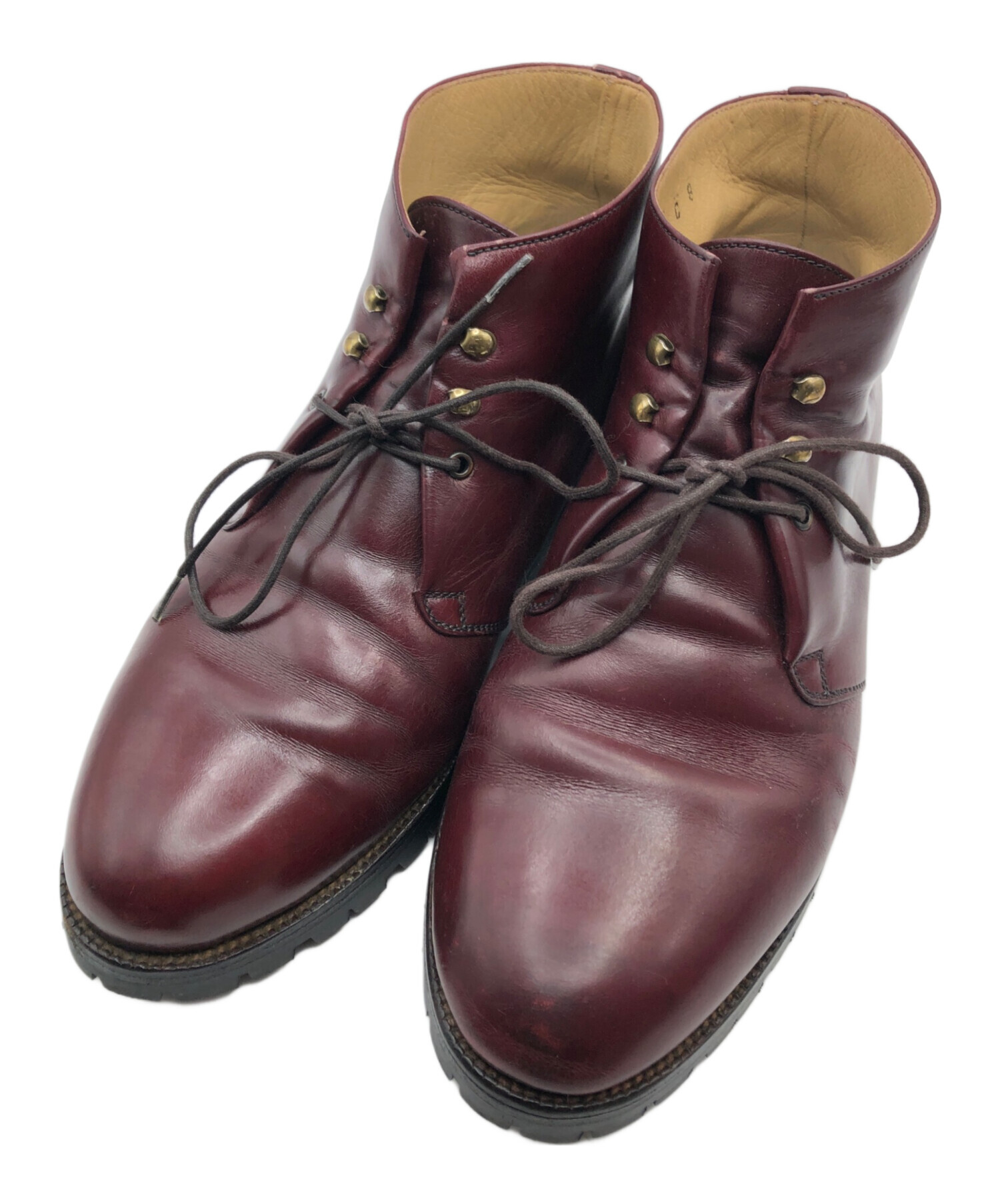 中古・古着通販】lobb's (ロブス) ブーツ ブラウン サイズ:8｜ブランド