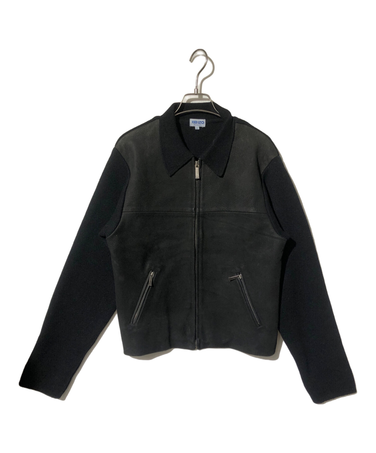 値下げ　極美品　KENZO× 本皮　リアルレザー コート KENZO(ケンゾー)のZIP WALLET Kenzo Emboss Target Printの通販