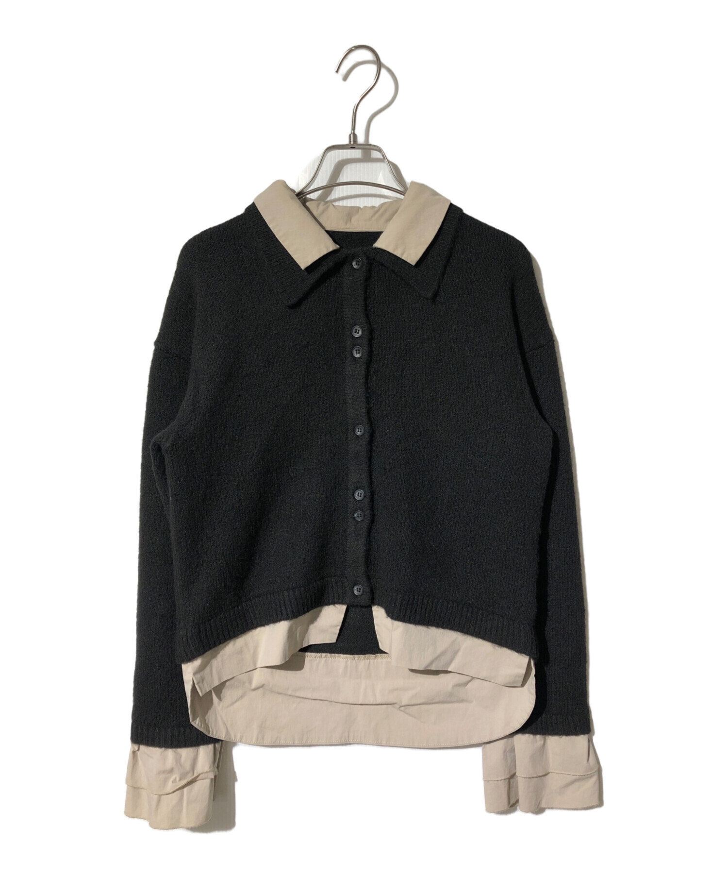 shirt docking frill cuffs knit CD 【公式通販】