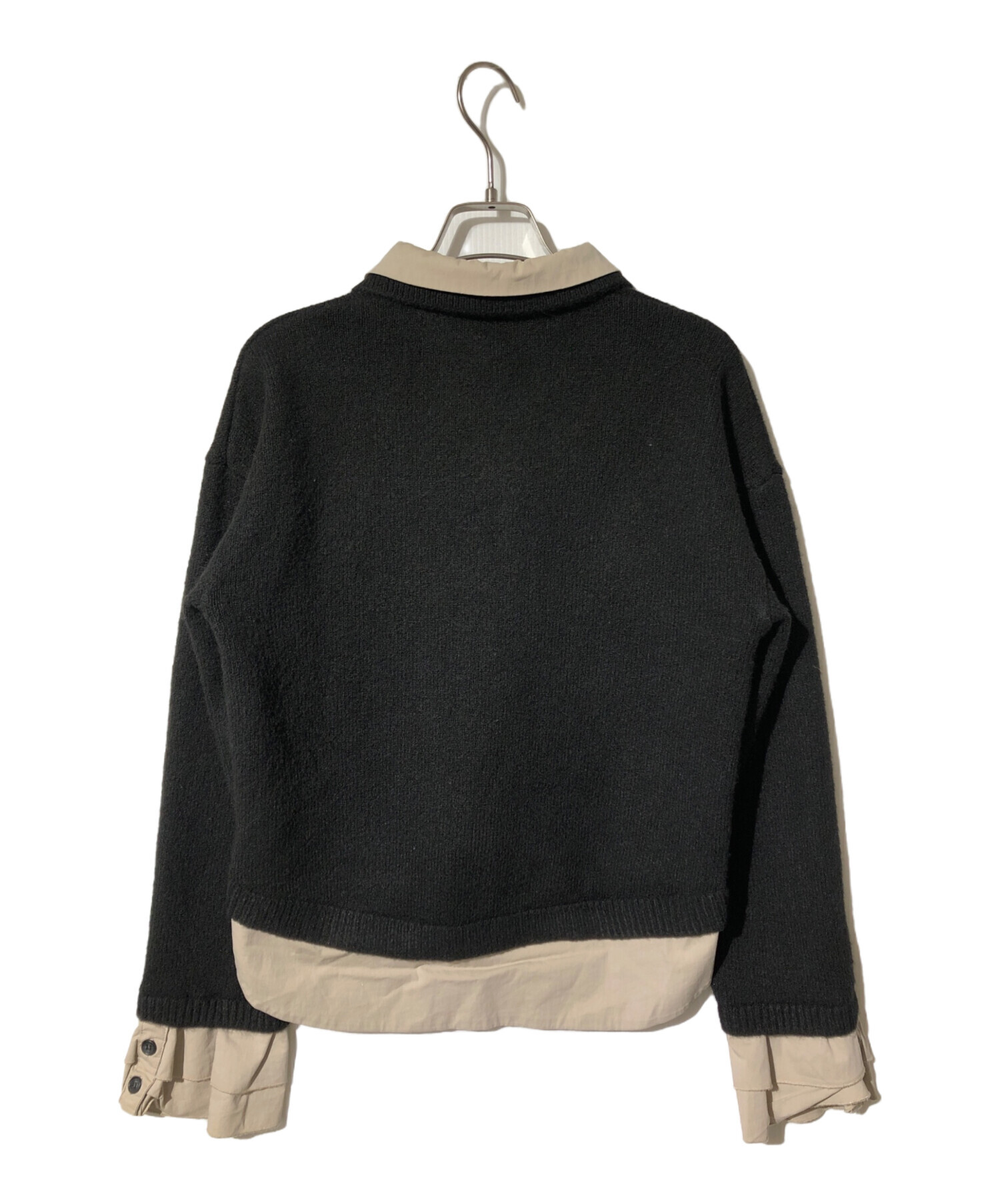shirt docking frill cuffs knit CD 【公式通販】